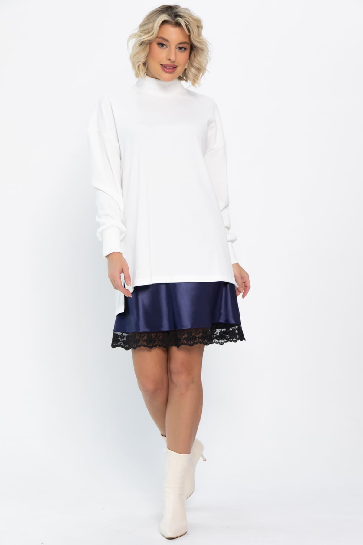 Юбка Игривое настроение (синяя) Ю14800-7М