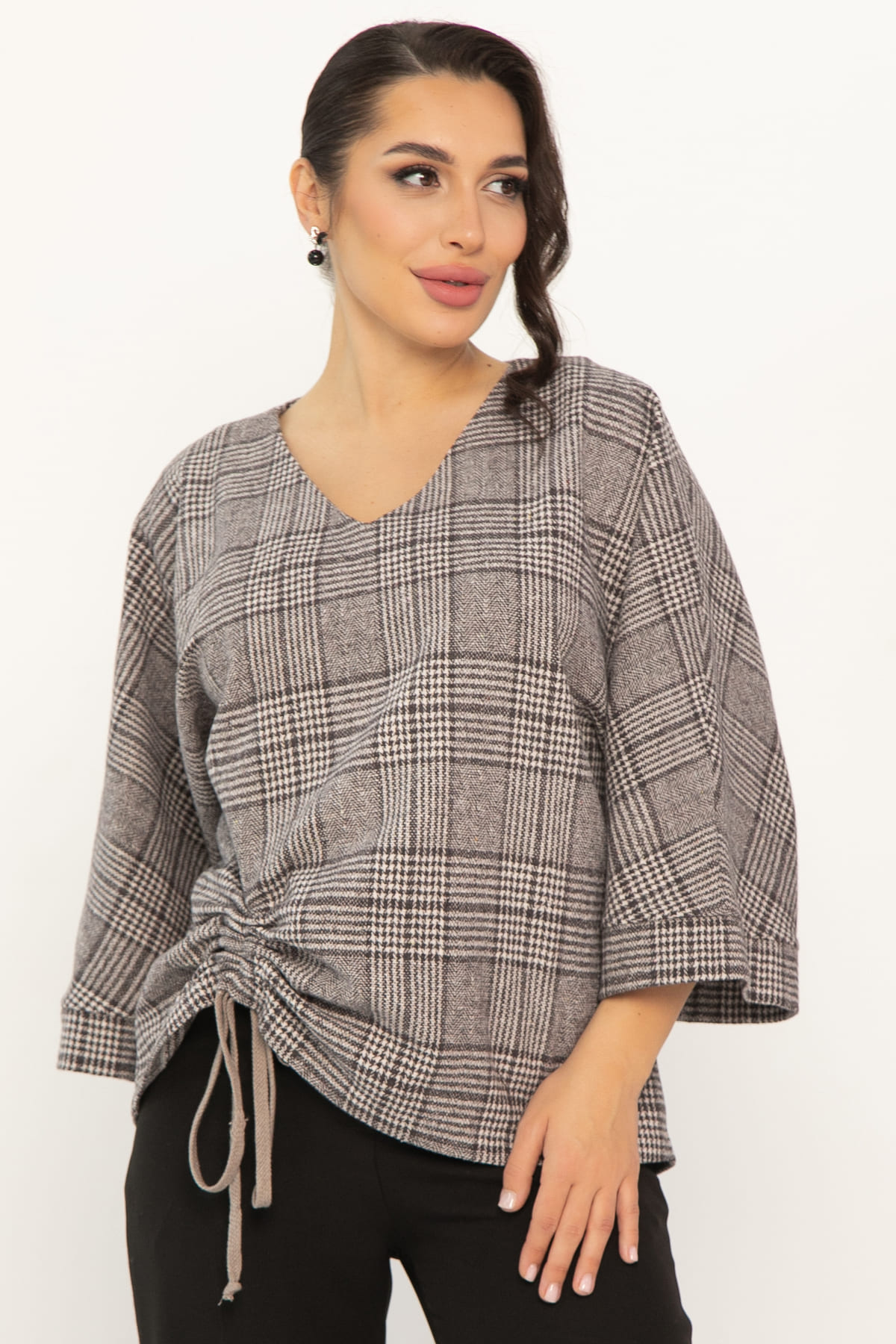 Блуза Ватсон (коричневая) Б14687-12М