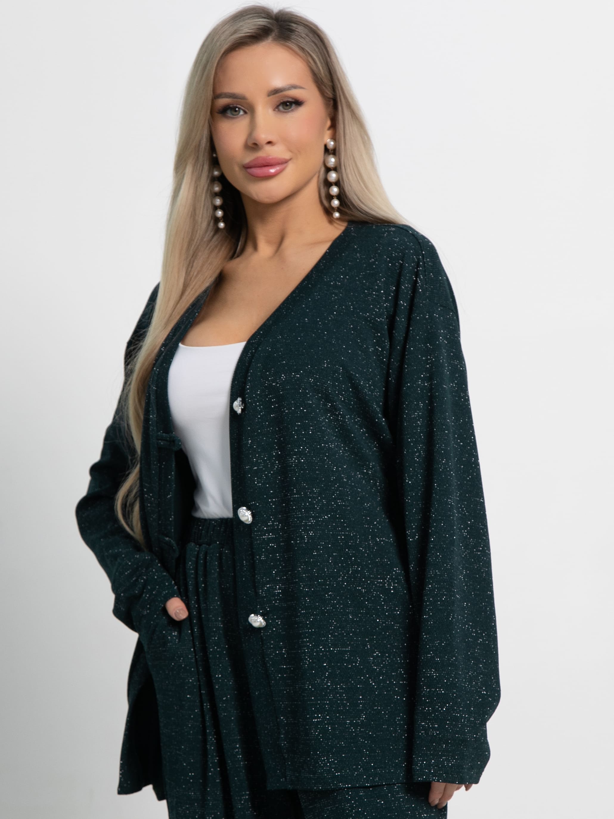 Кардиган Келли (зеленый) Б15052-39М