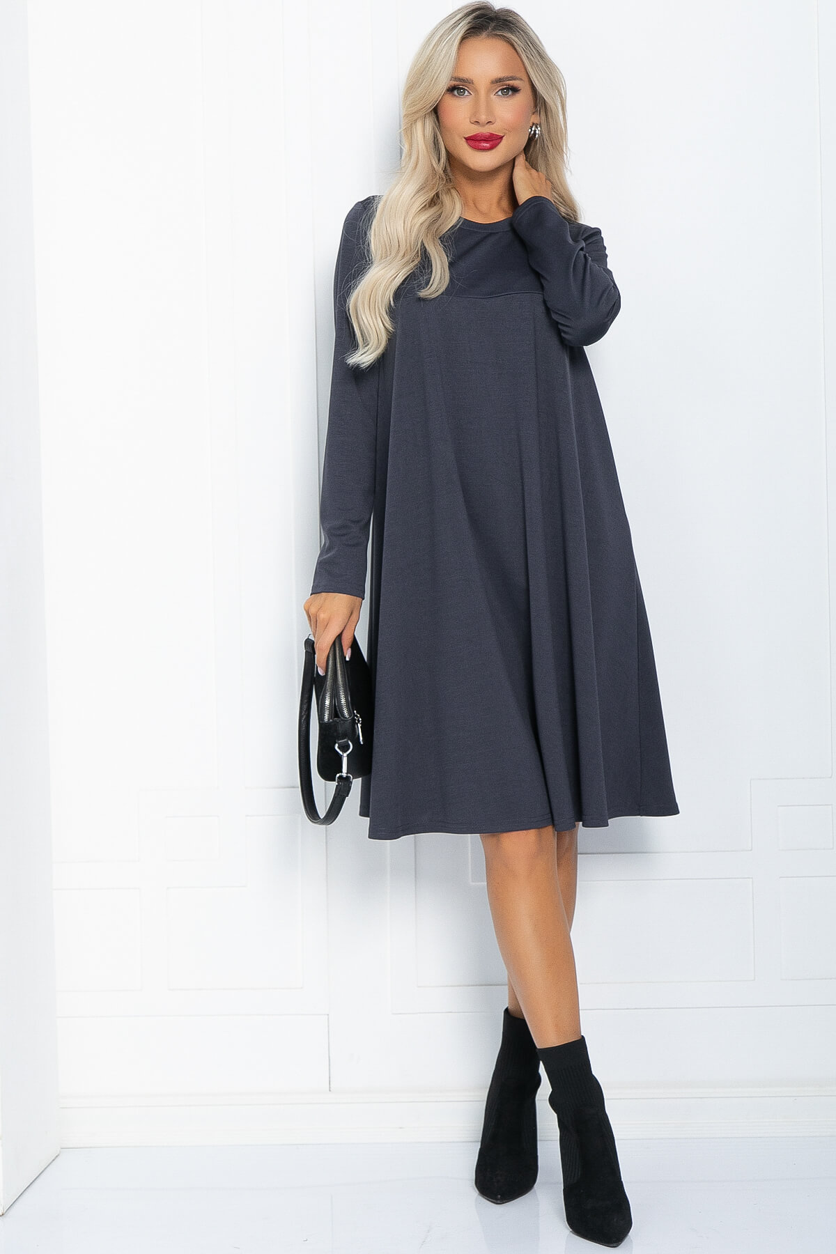 Платье Флейта (джинс) П11622