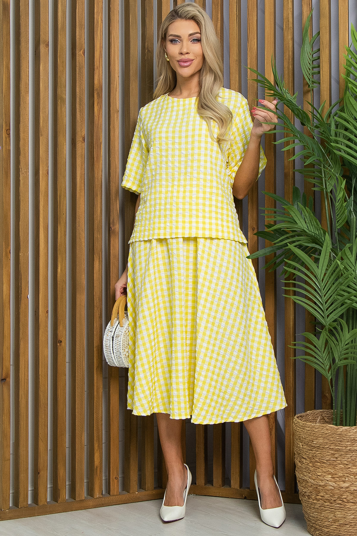 Костюм Выходной день (желтый) К13435-2М