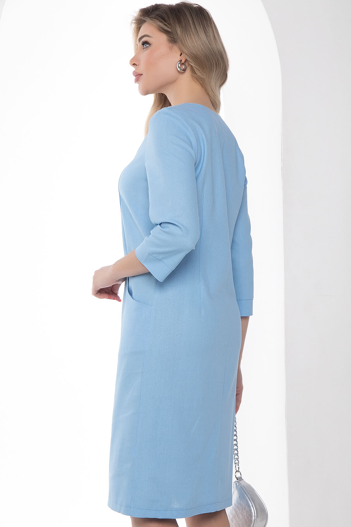 Платье "Лилиан" (голубое) П8952