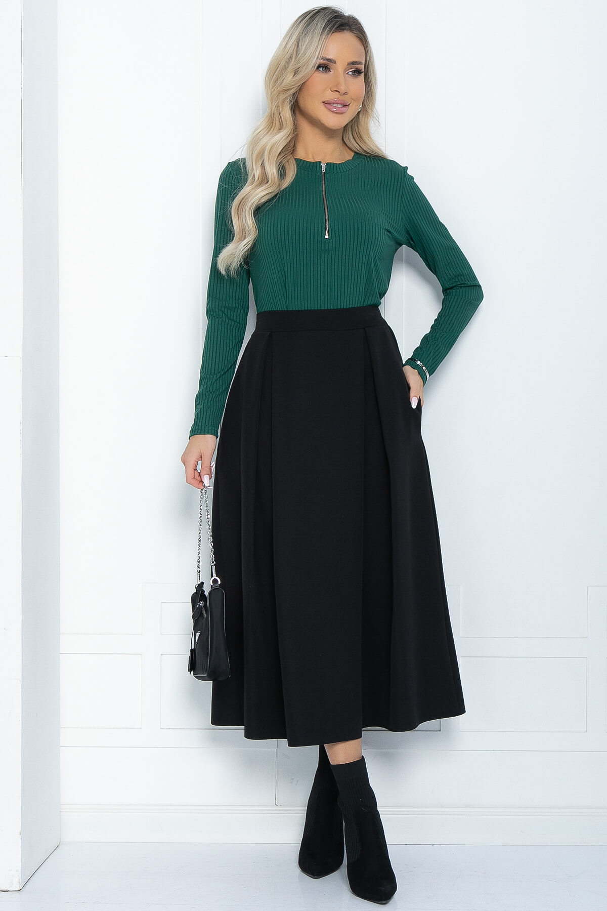 Юбка Мариэтта НЬЮ (черная) Ю12054