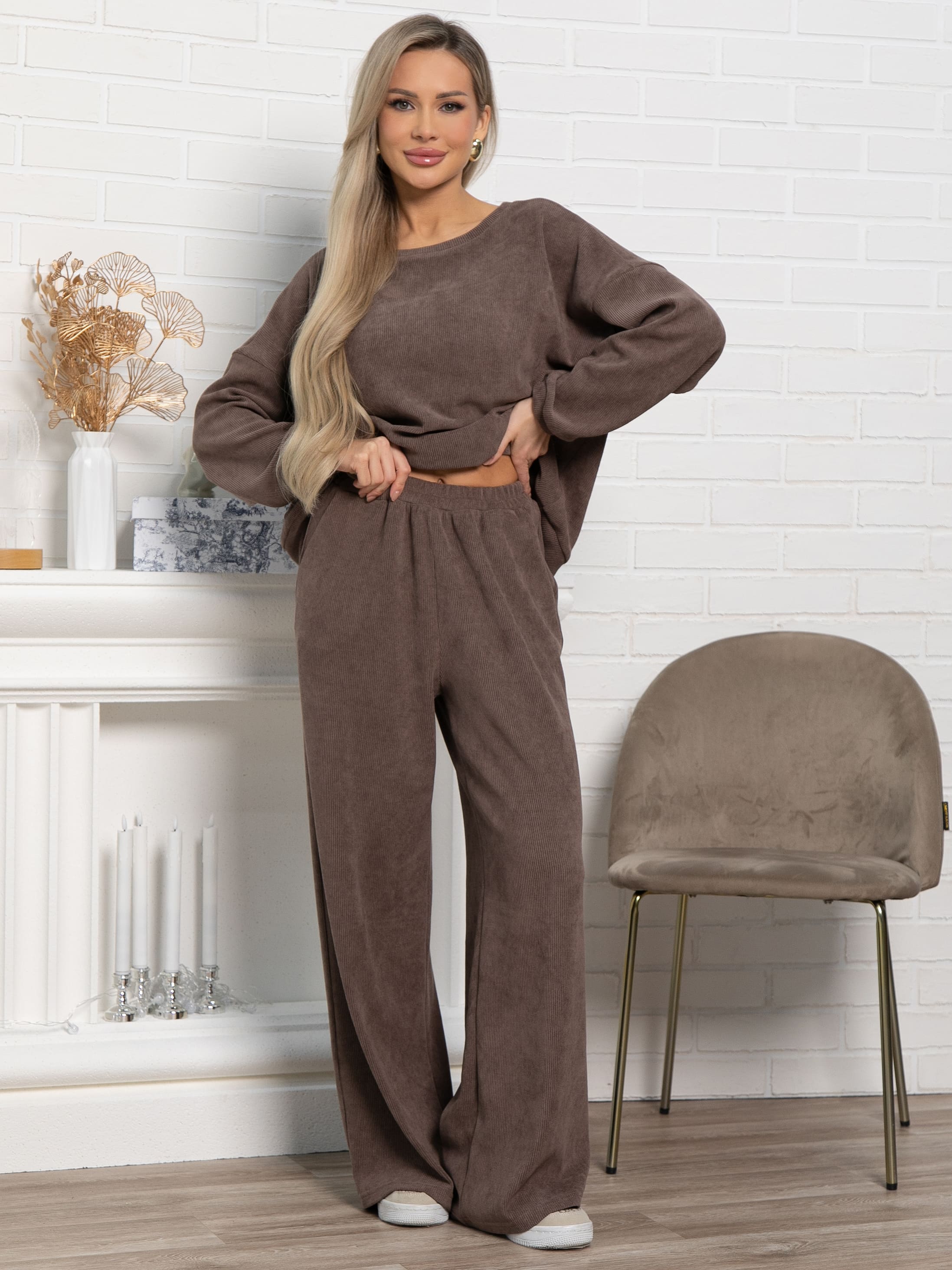 Костюм Августа ХИТ (коричневый) К15147-5М