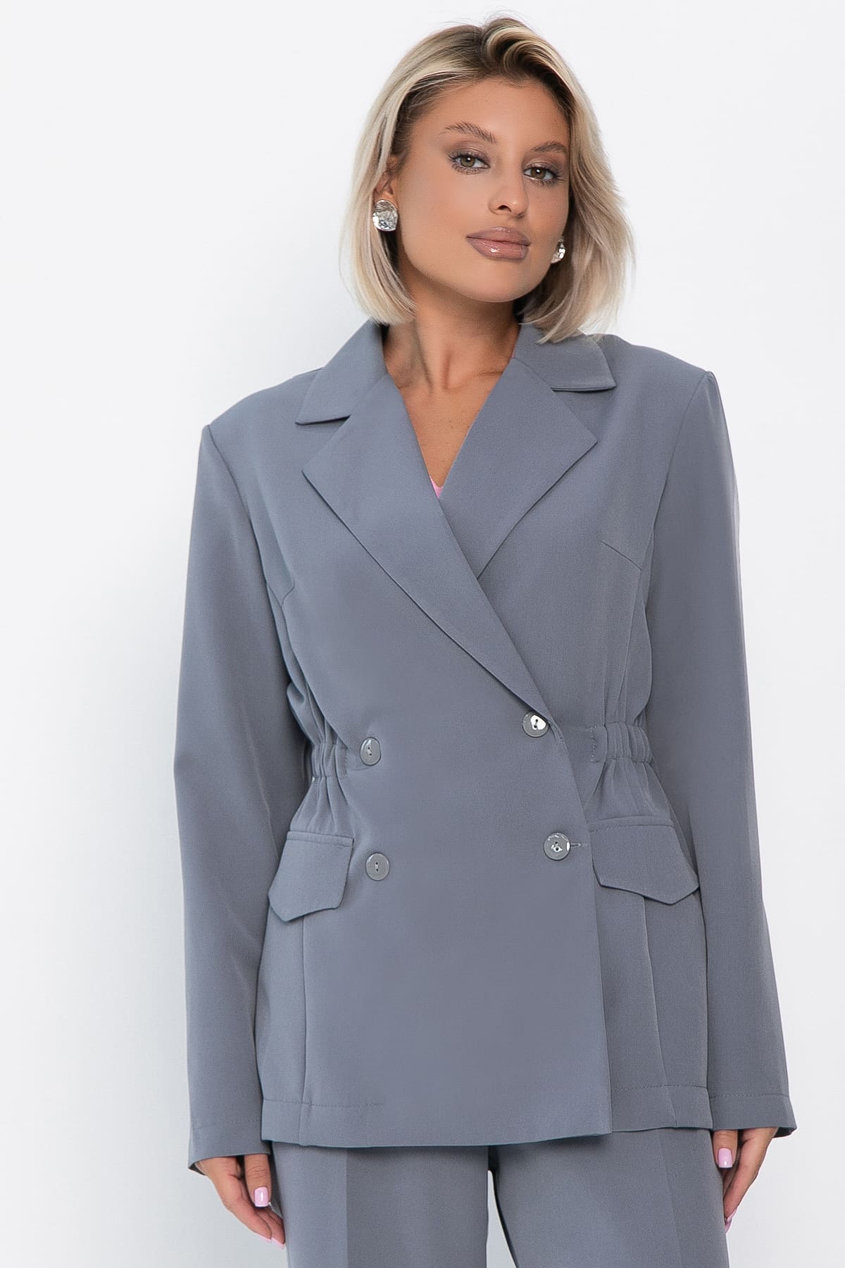 Пиджак Бренда (серый) Б14122-34М