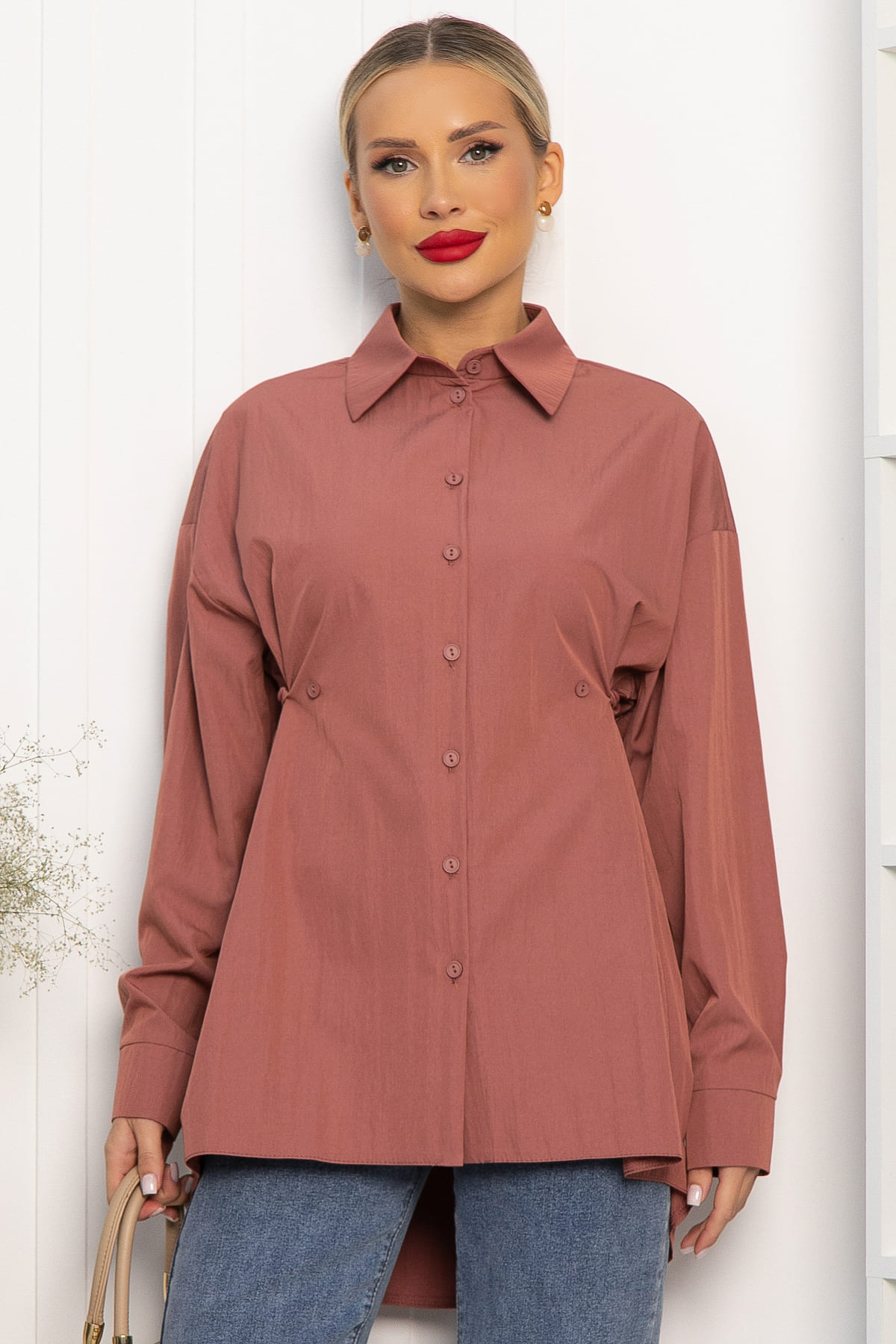 Рубашка Антария (терракот) Б14188-5М