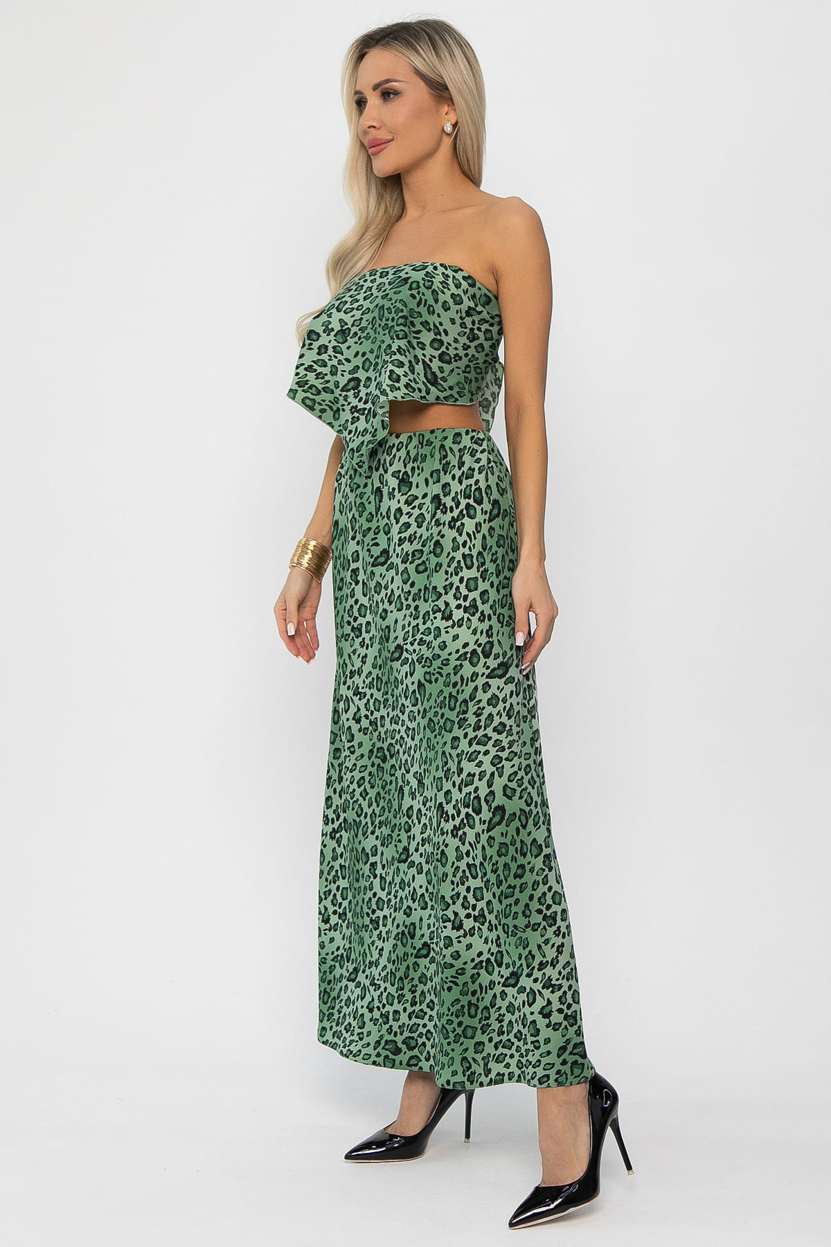 Юбка Лантана (зеленая) Ю13743-6М