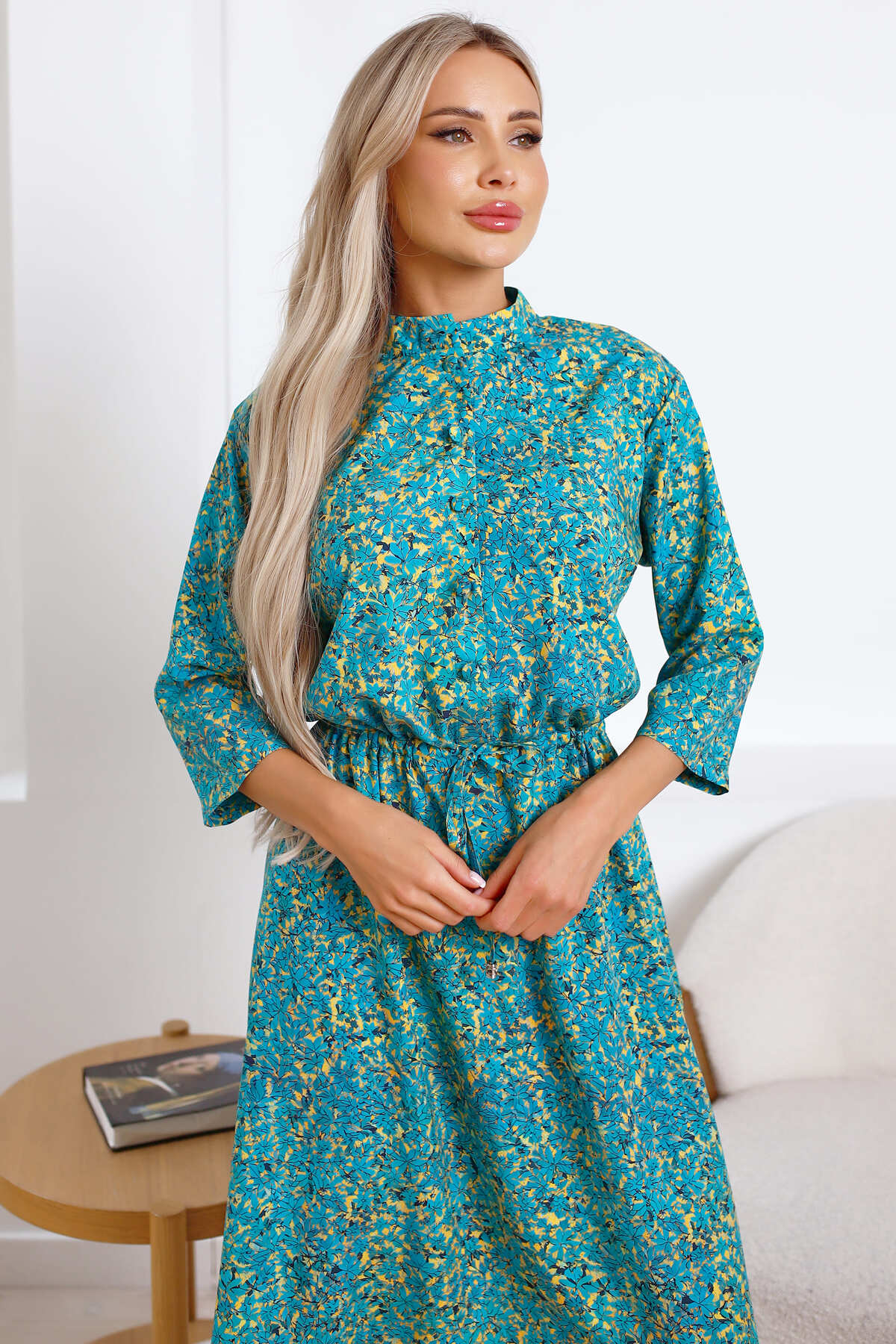 Платье Одиссея (зеленое) П15844-45М