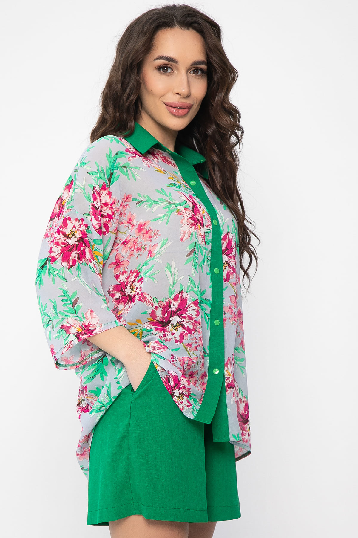 Костюм Удачный (зеленый) К13590-13М