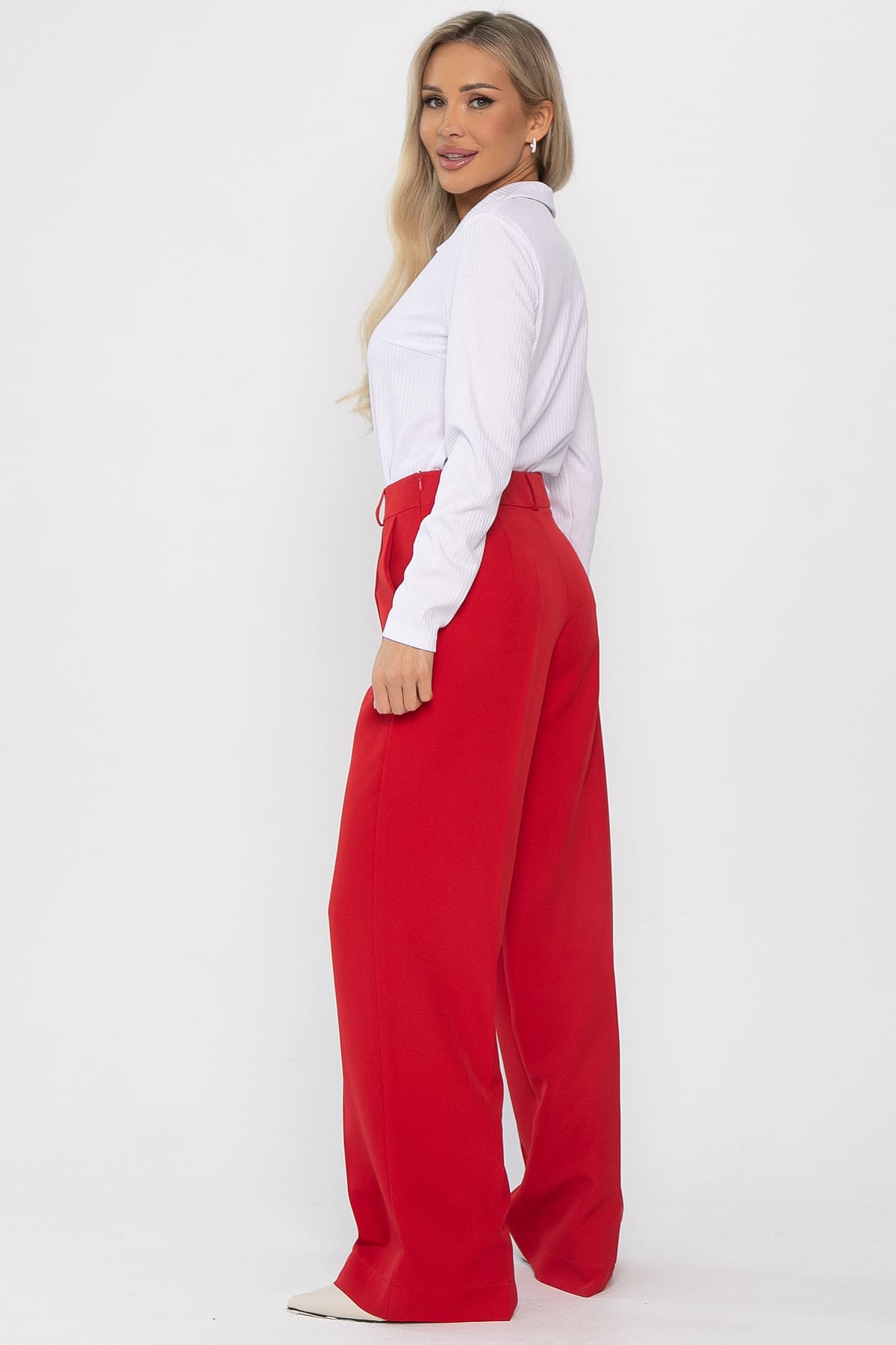 Брюки со стрелками Дэнди (красные) Б14365-30М