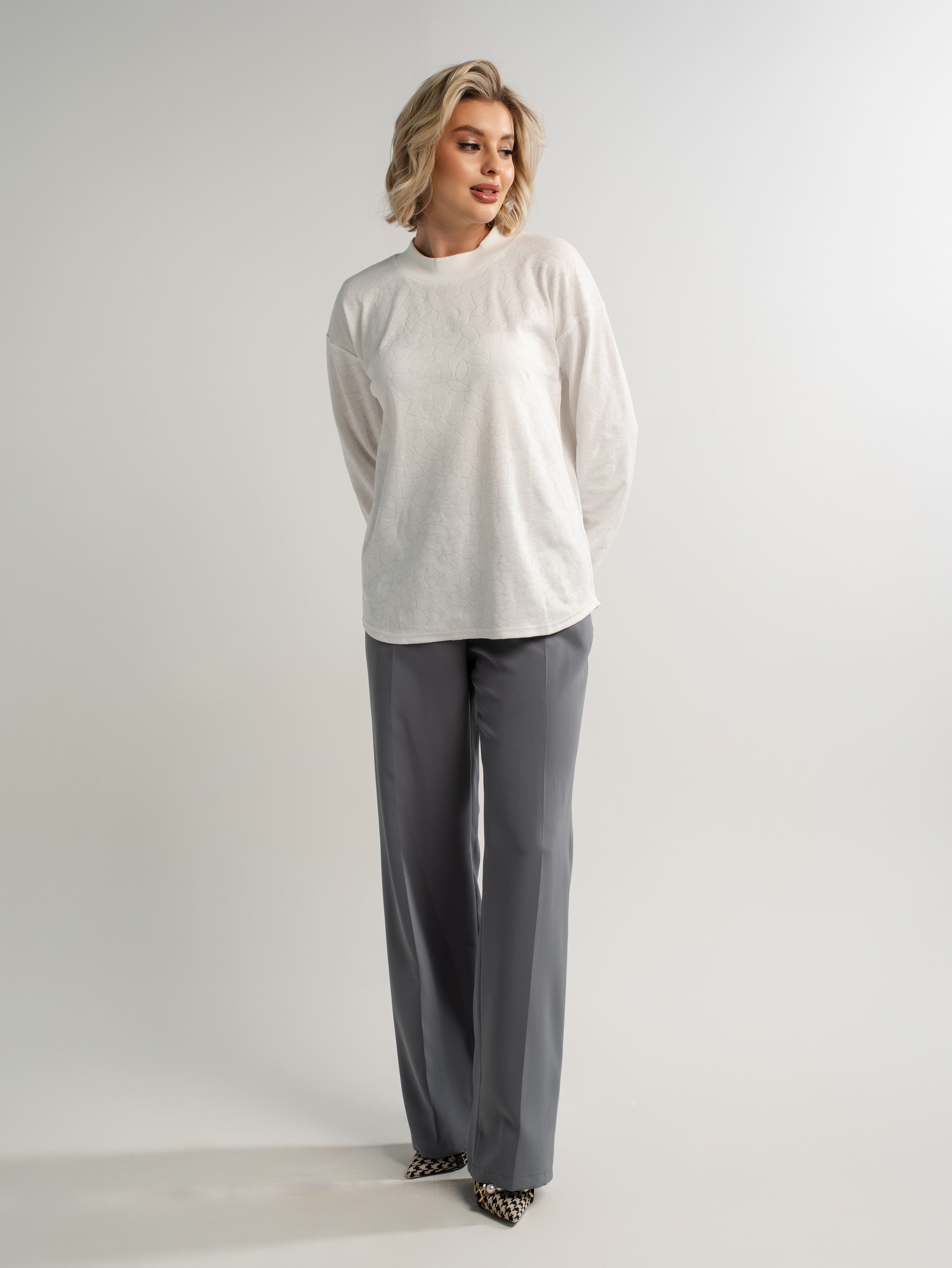 Джемпер Безмятежность (белый) Б14934-3М