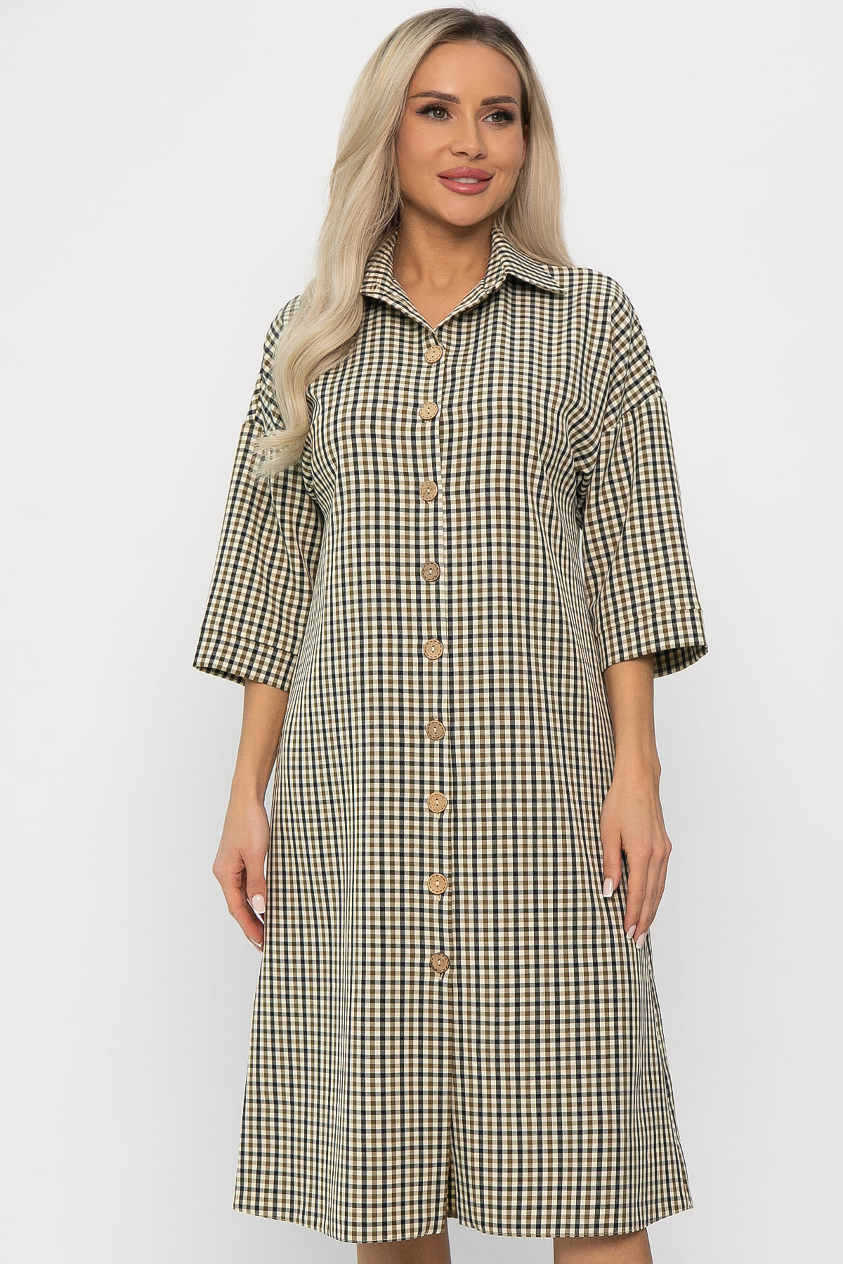 Платье Кэсси (клетка) НЬЮ П11220