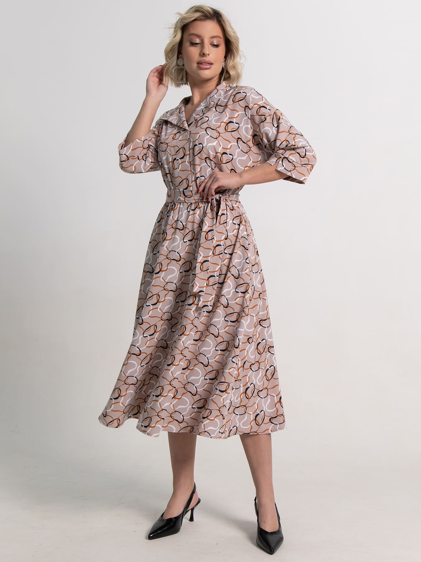 Платье Доминанта НЬЮ (бежевое) П15243-16М