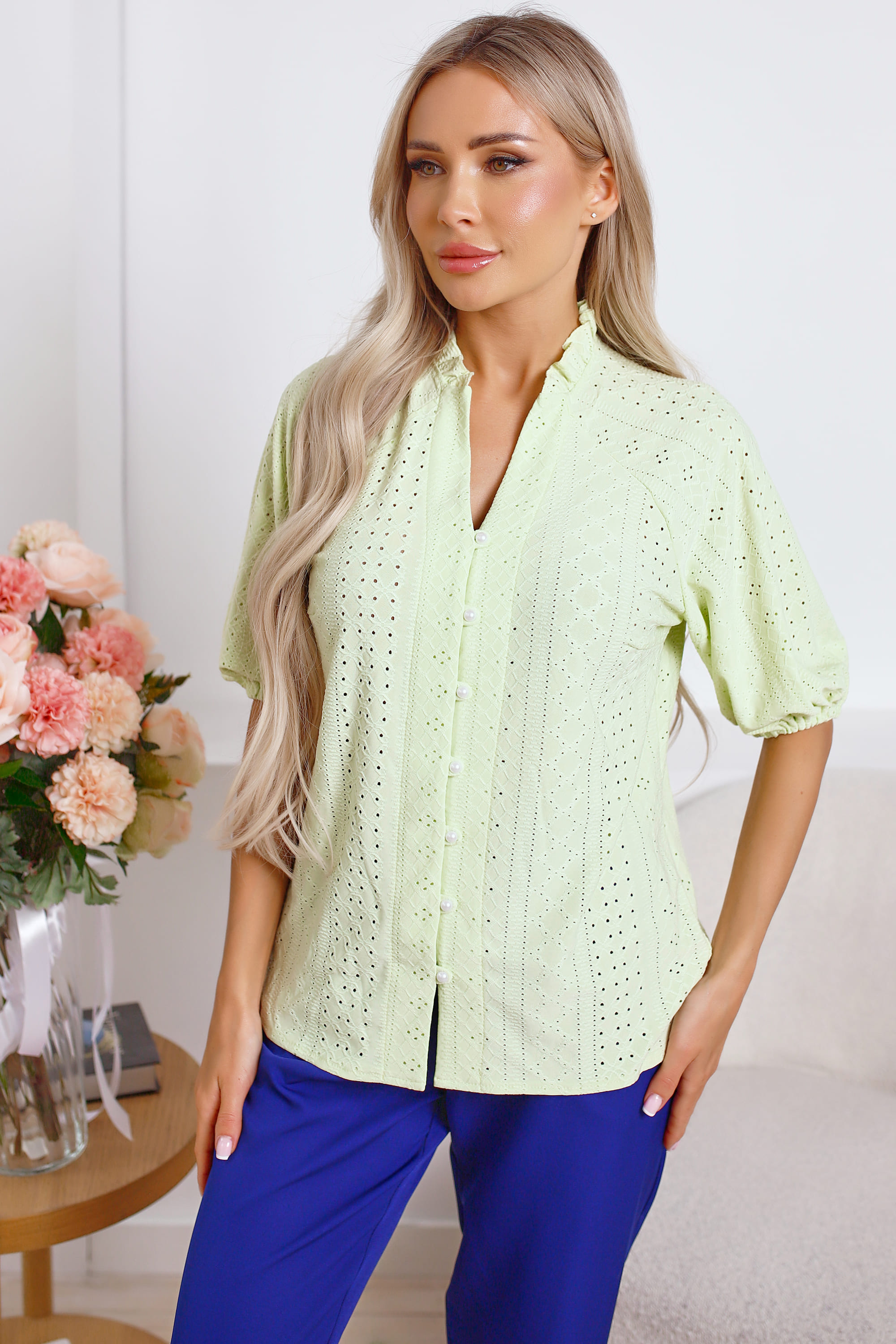 Блуза Люция (жёлтый) Б15326-45М