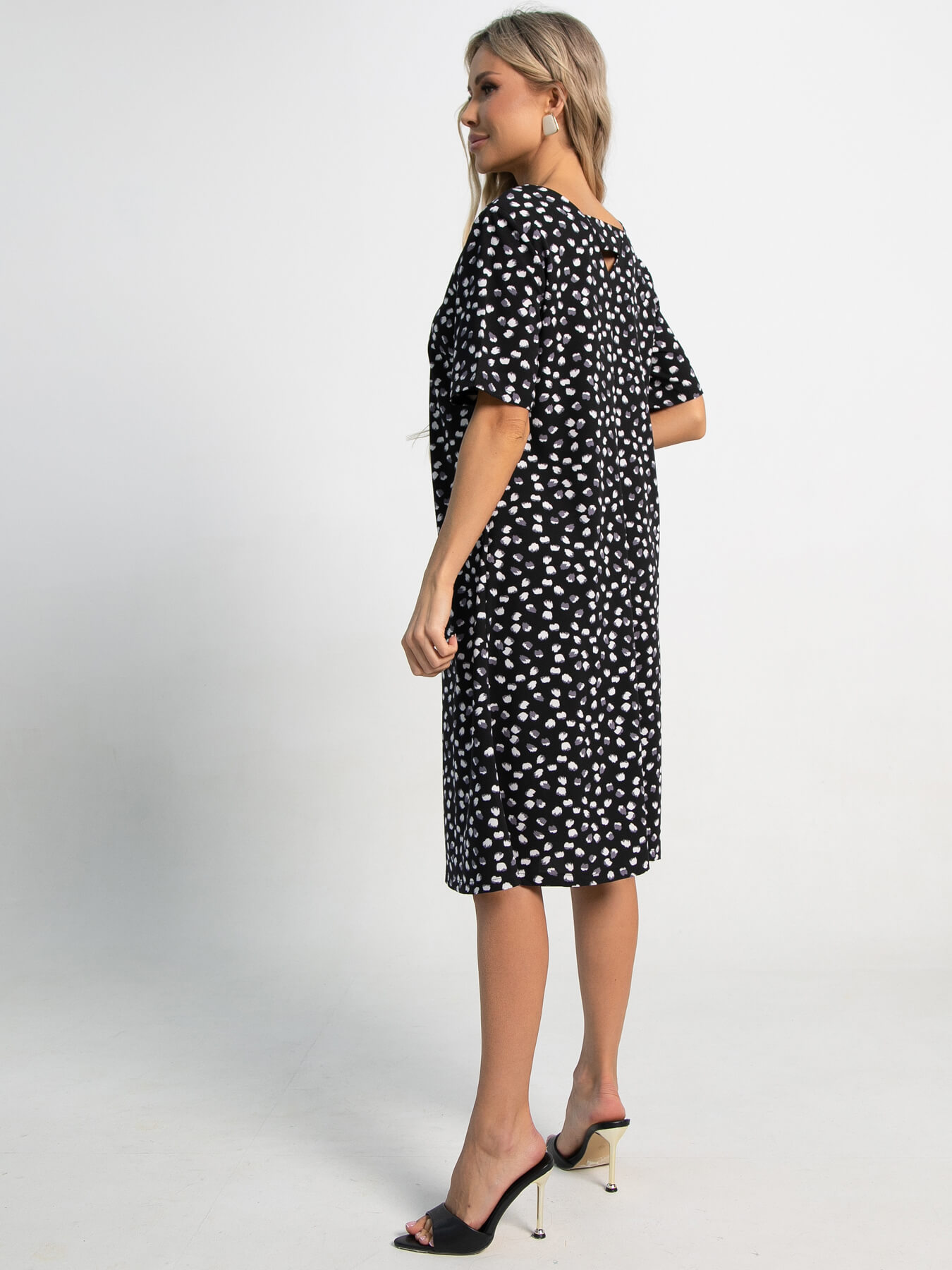 Платье Ронда (черное) П14390-16М