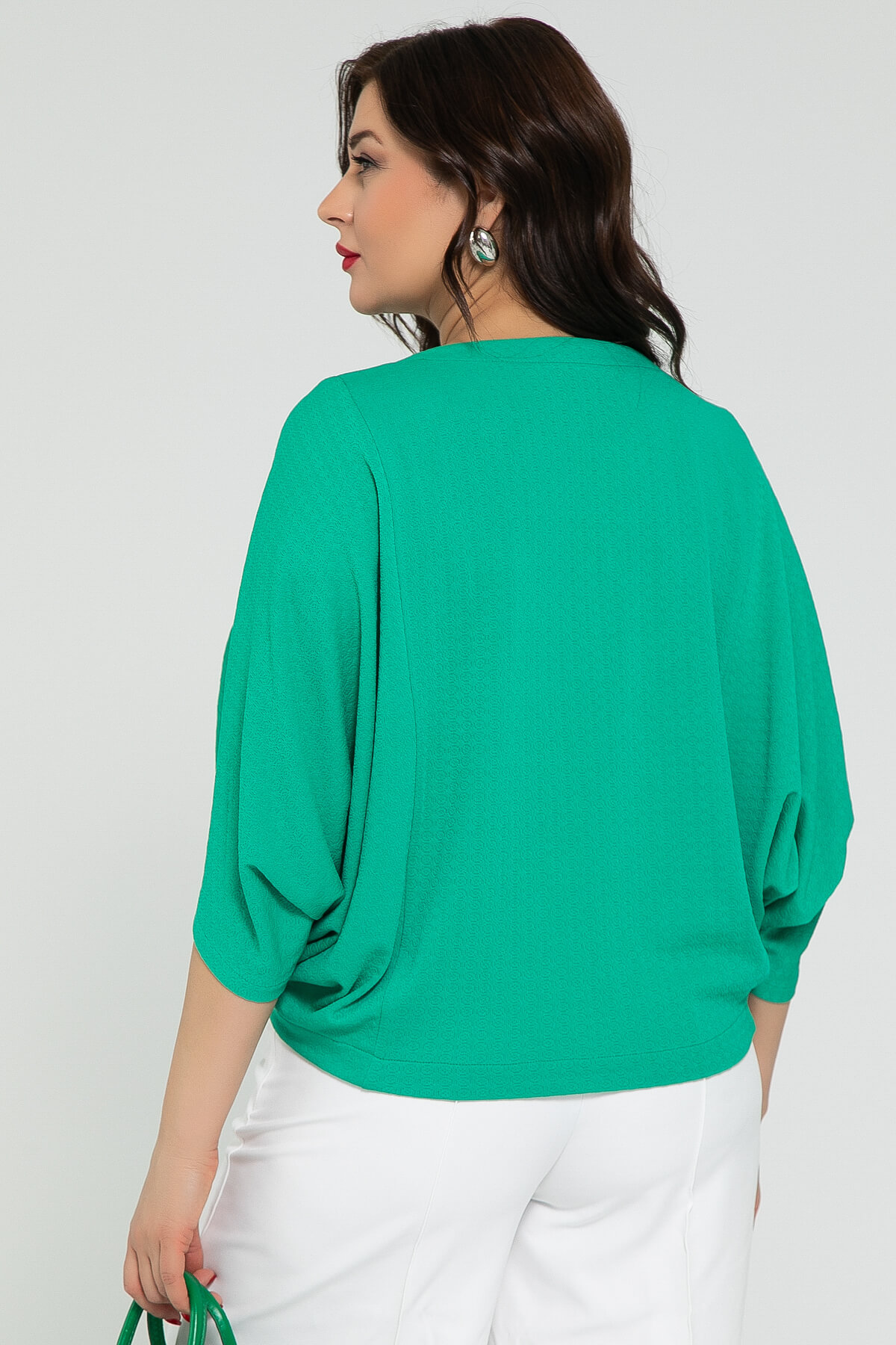 Блуза Шармель (зеленая) Б12913-16М