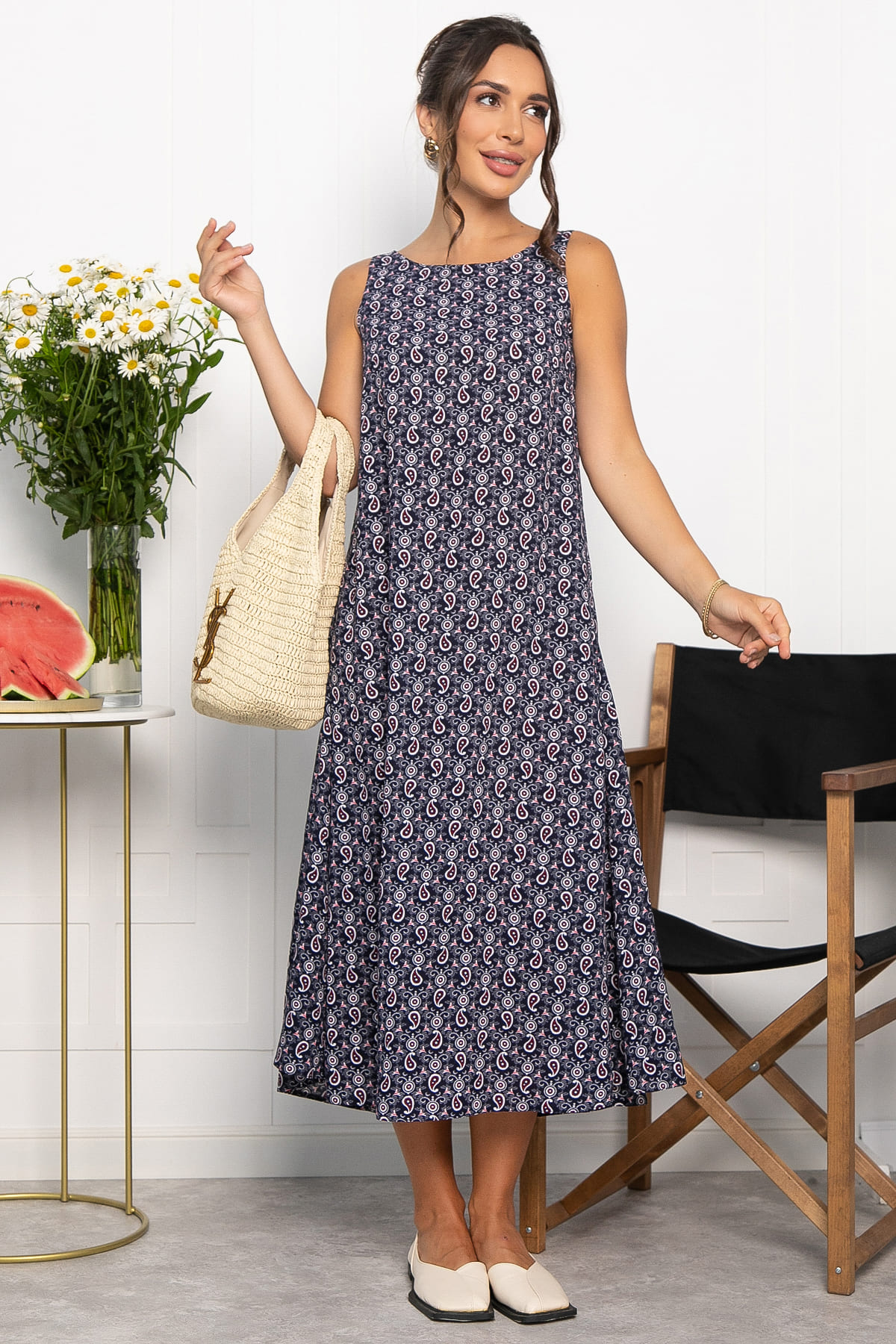 Сарафан Кампари (синий) П13994-10М