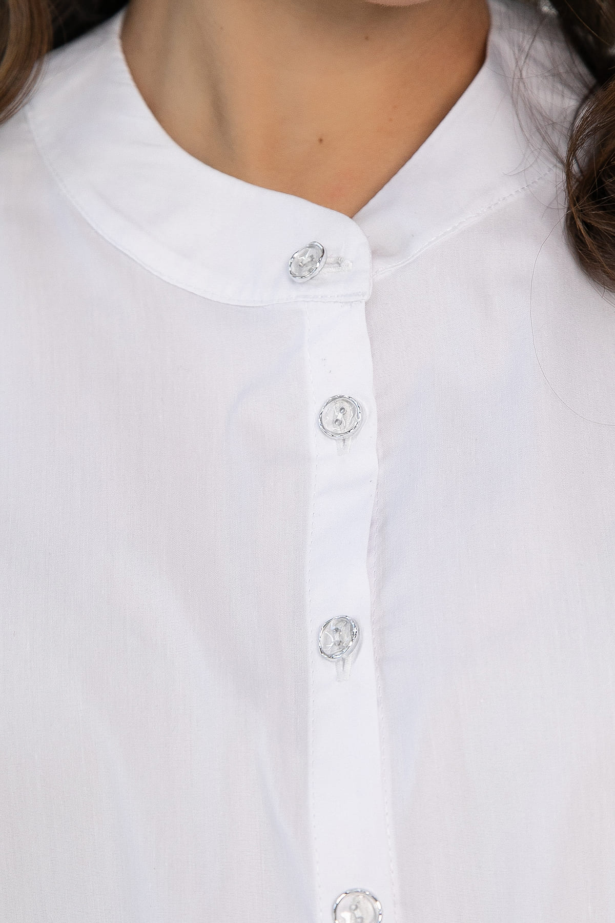 Блуза с завязками Ажур (белая) Б14386-10М