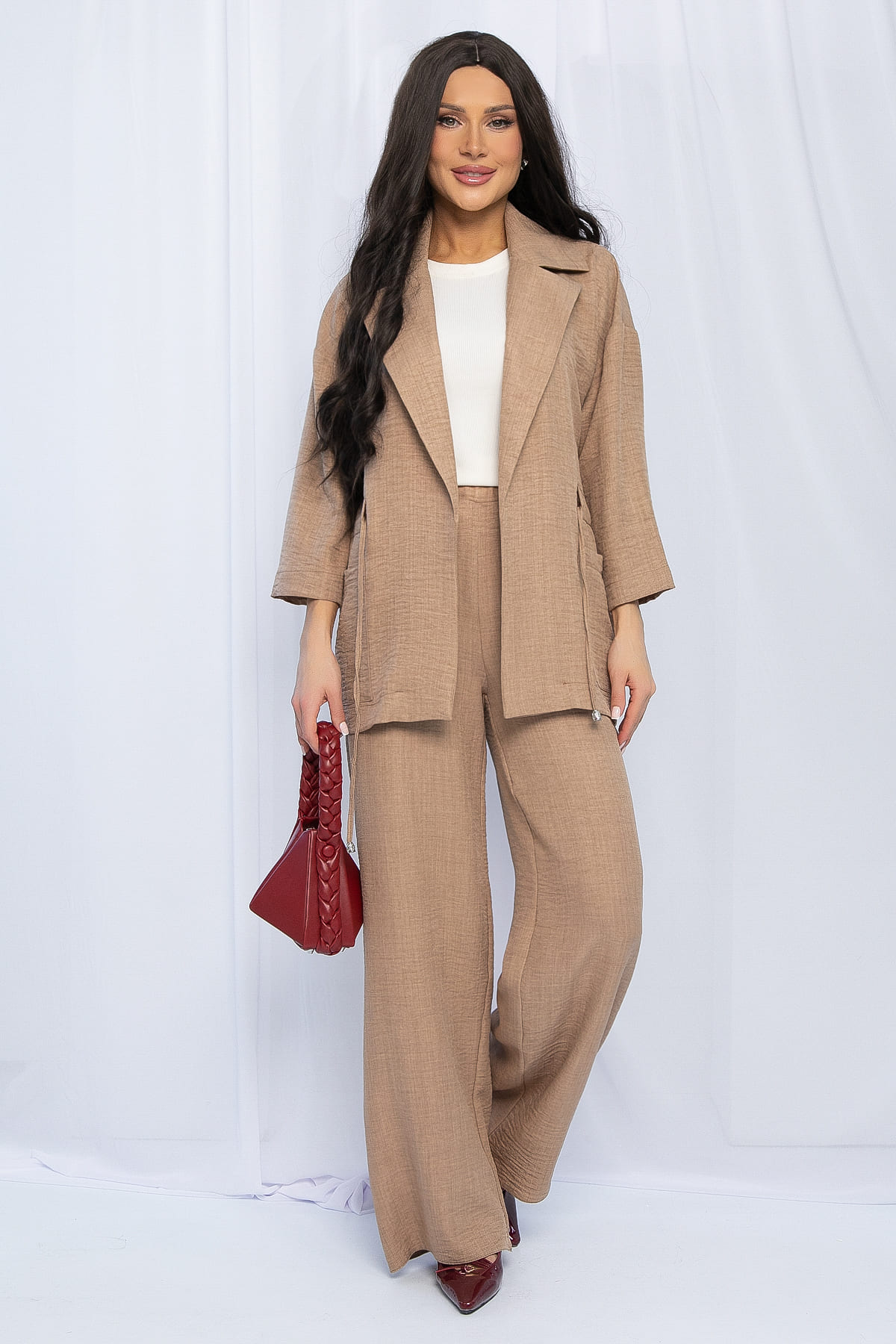 Костюм Дижон (капучино) К13264-7М