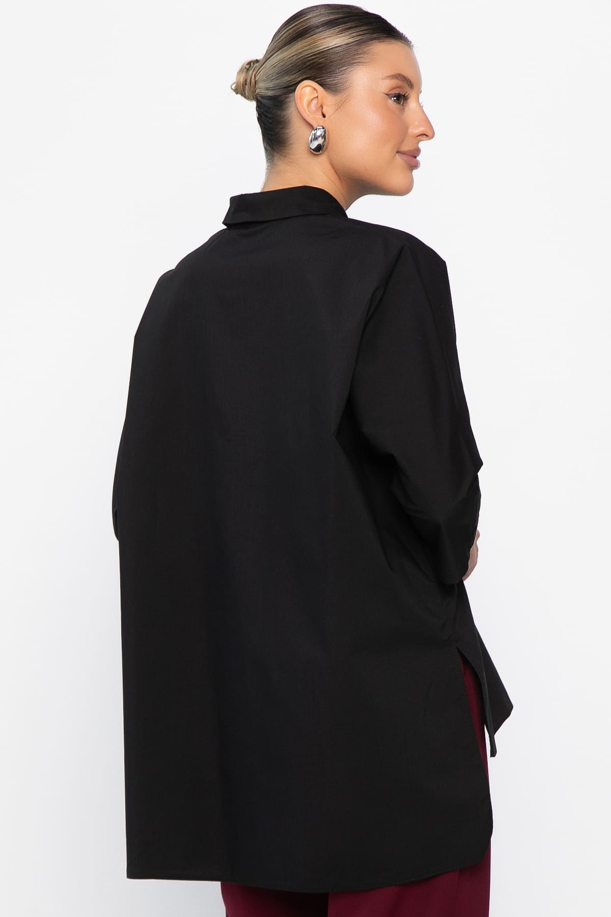 Рубашка Аристократка (черная) Б14440-10М