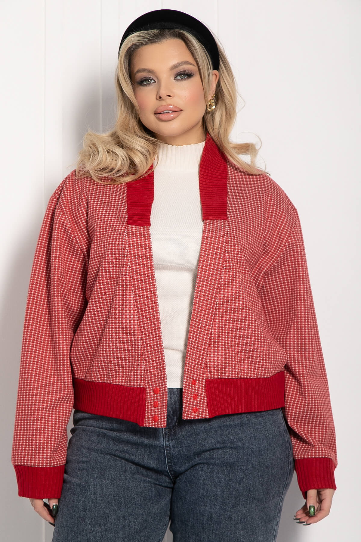 Жакет Модный (красный) Б12687-13