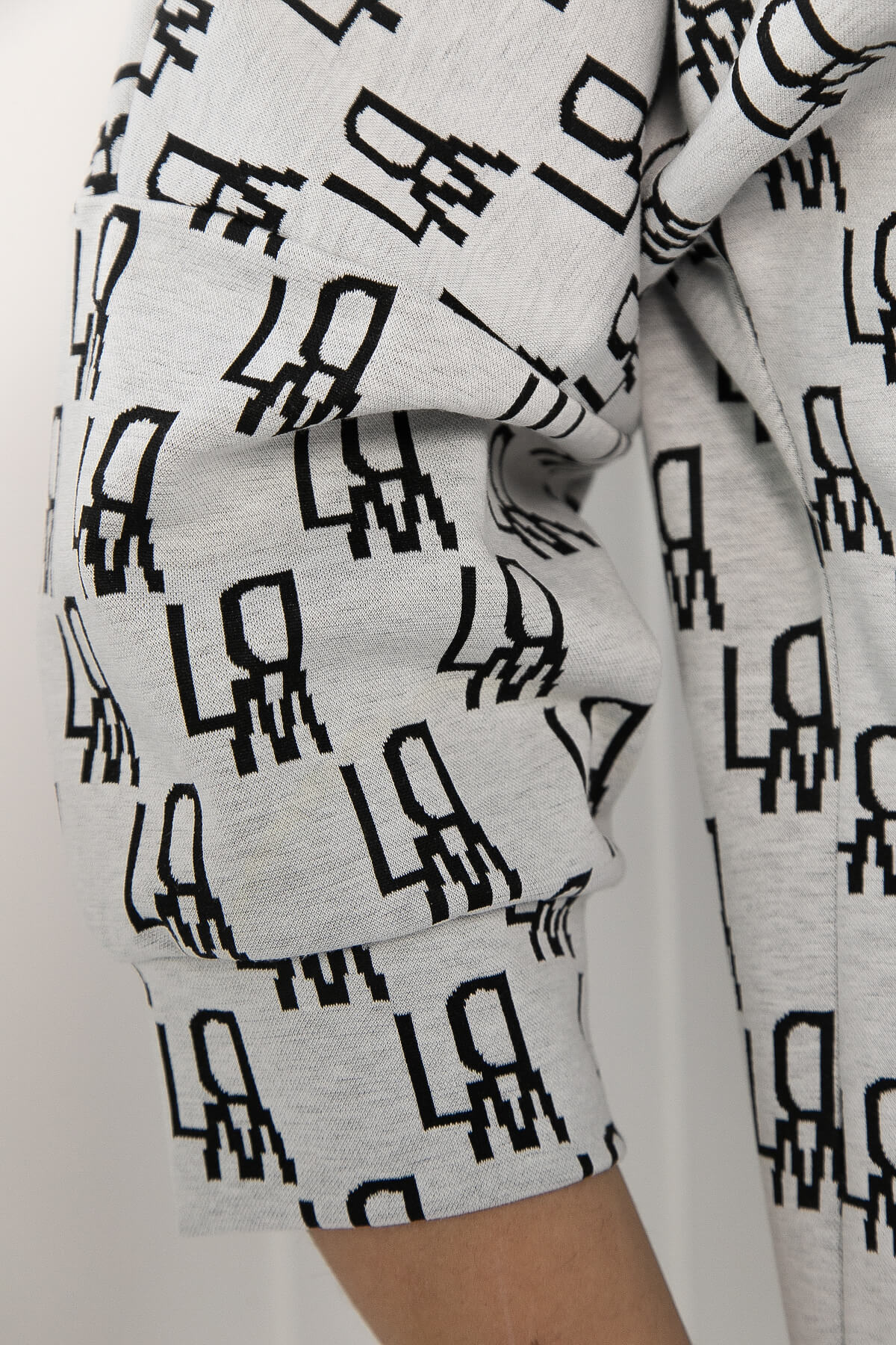 Платье Никс (светло-серое) П12755-4М