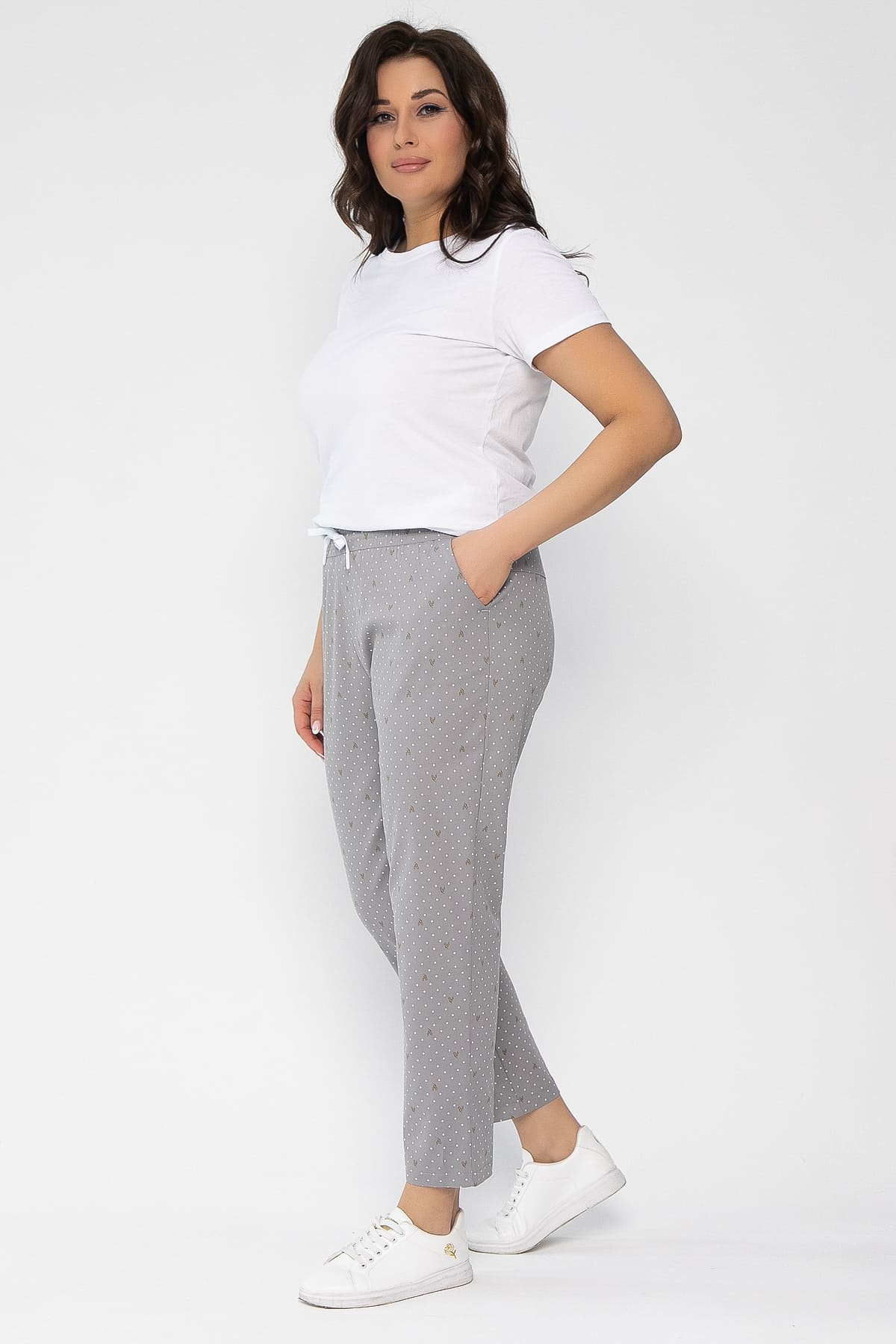 Брюки Мэйзи (серые) Б13420-8М