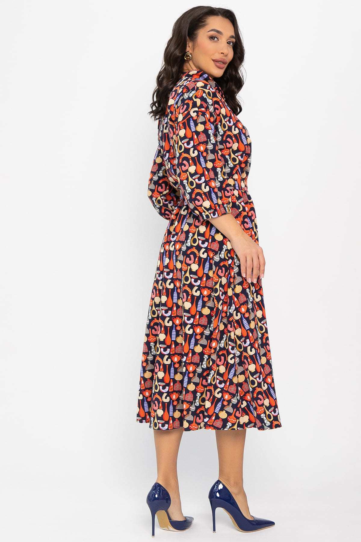 Платье Дамира (разноцветное) П14611-16М