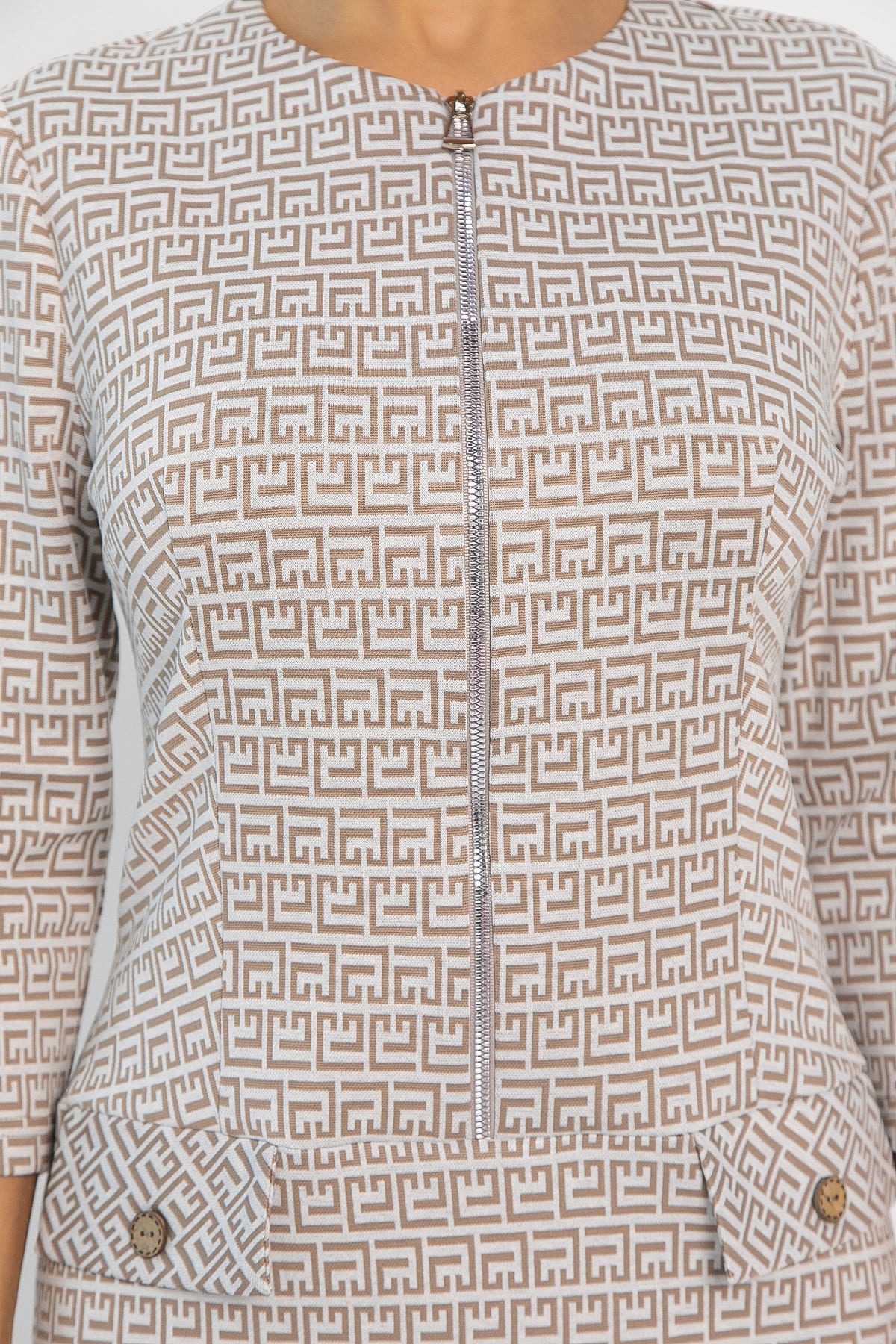 Платье Леди Мери НЬЮ (бежевое) П13668-19М