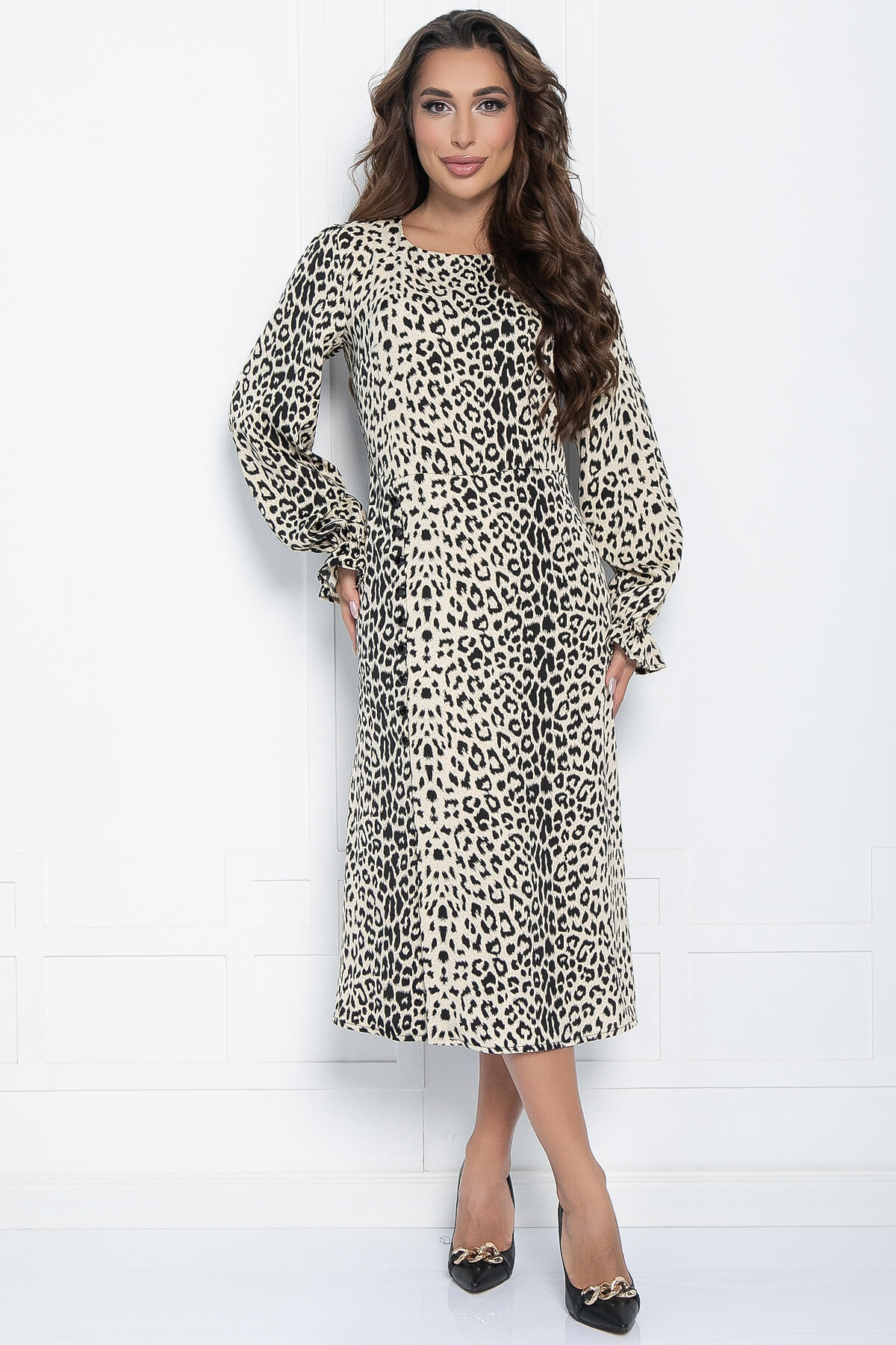 Платье Селебрити (леопард) П10968