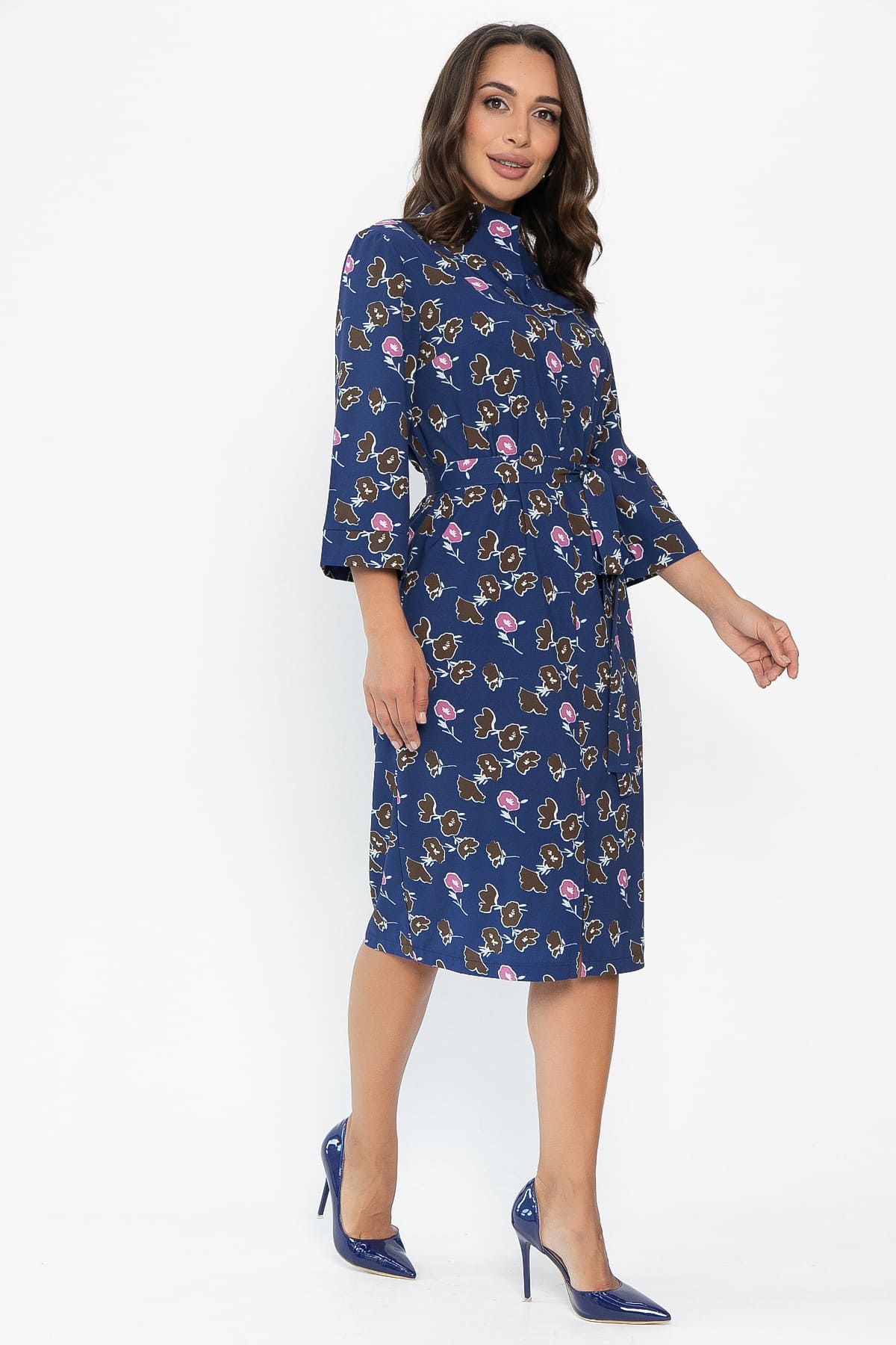 Платье Мира (синее) П14020-9М