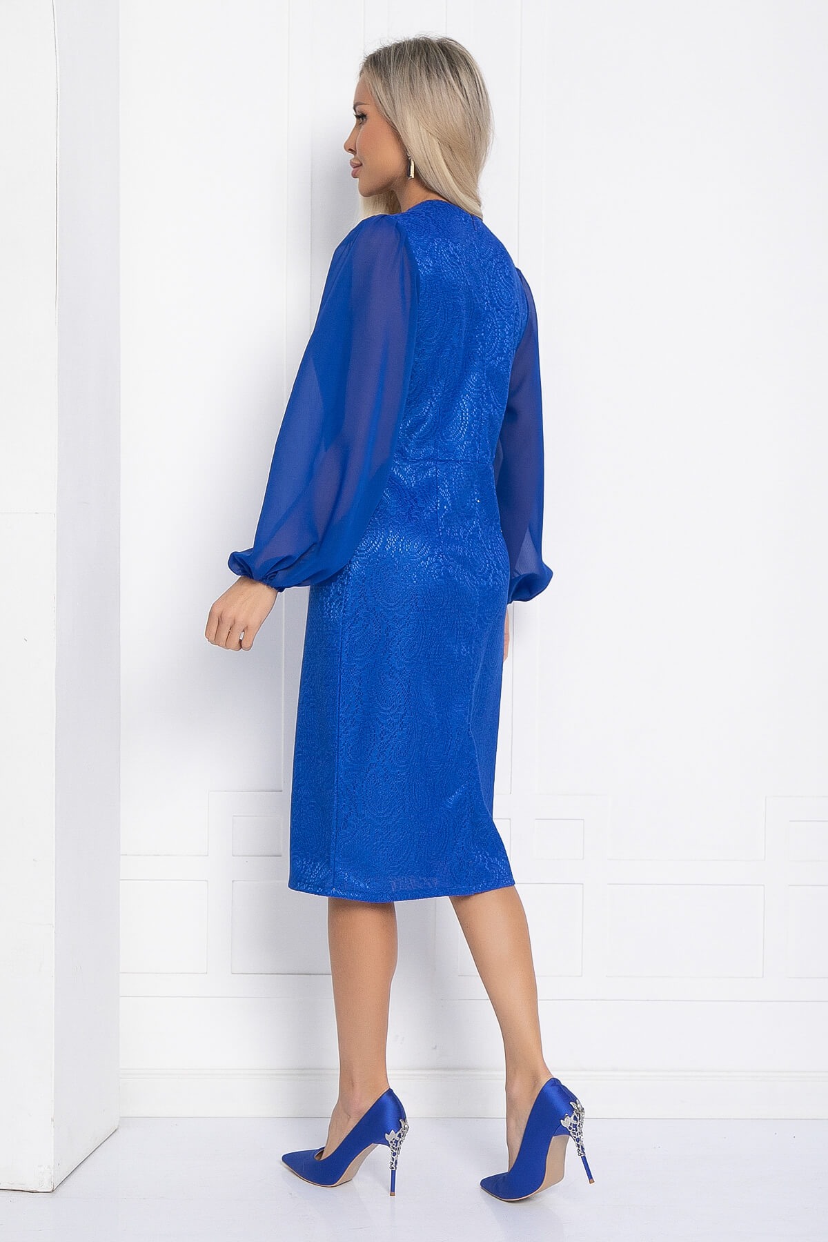 Платье Эдита (электрик) П12285-27