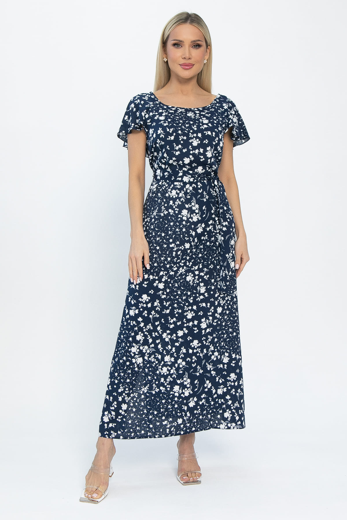 Платье Вечер свиданий (синее) П13545-16М