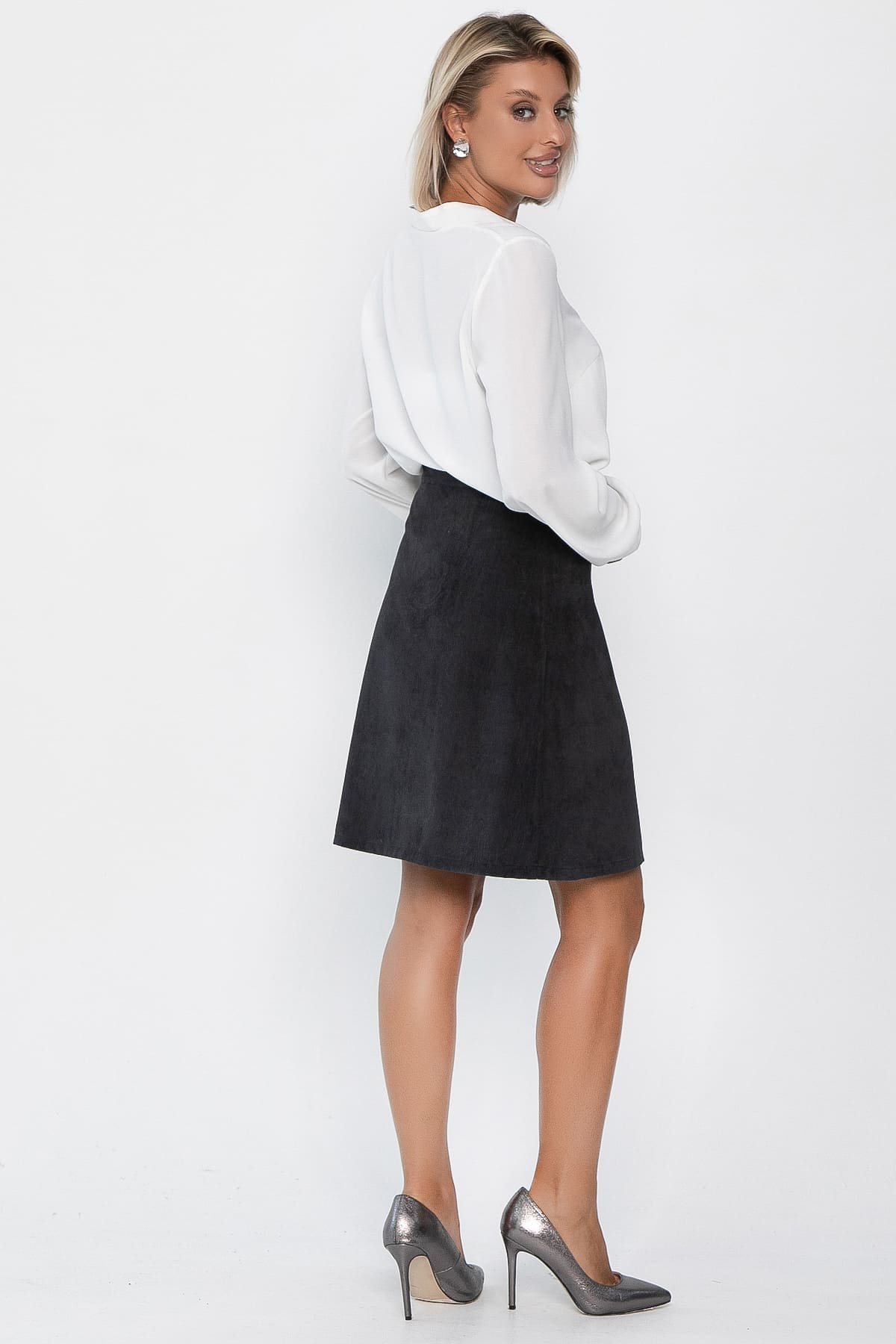 Юбка Перси (графит) Ю14183-10М