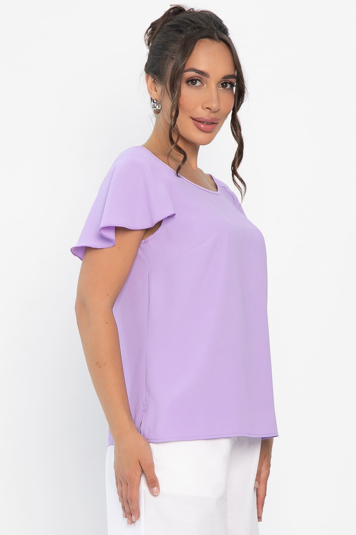 Блуза Летящая волна (сиреневая) Б13970-16М