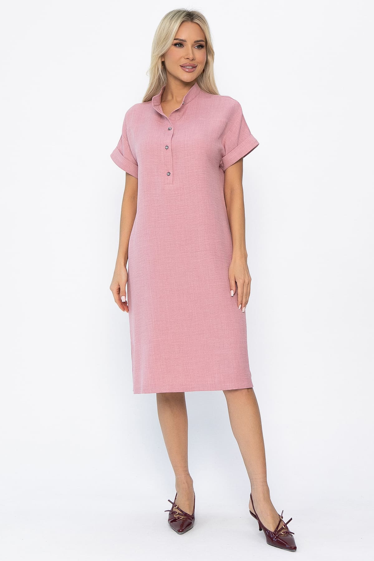 Платье Бон вояж (пыльная роза) П13780-41М