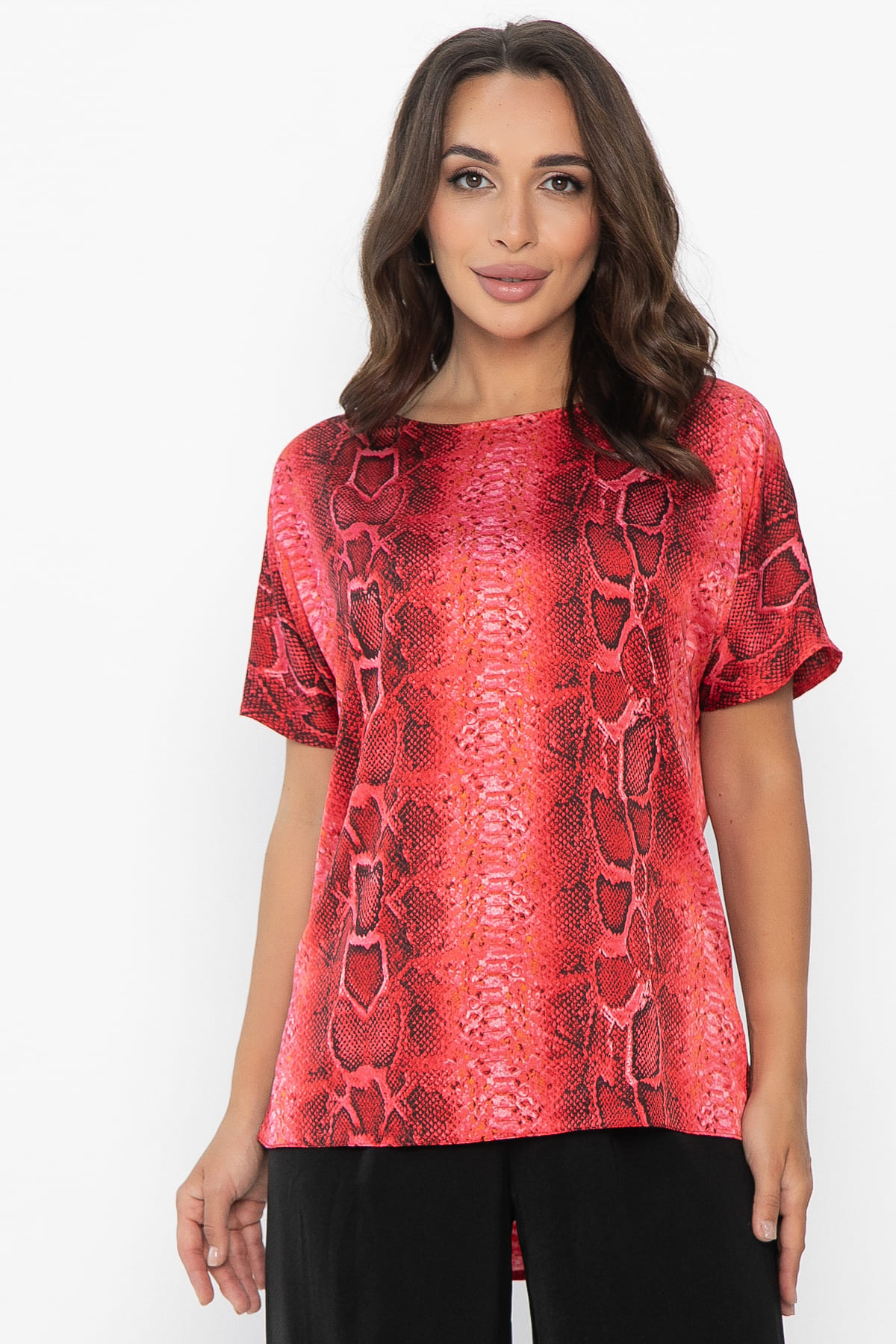 Блуза Морган  (красная) Б14033-16М