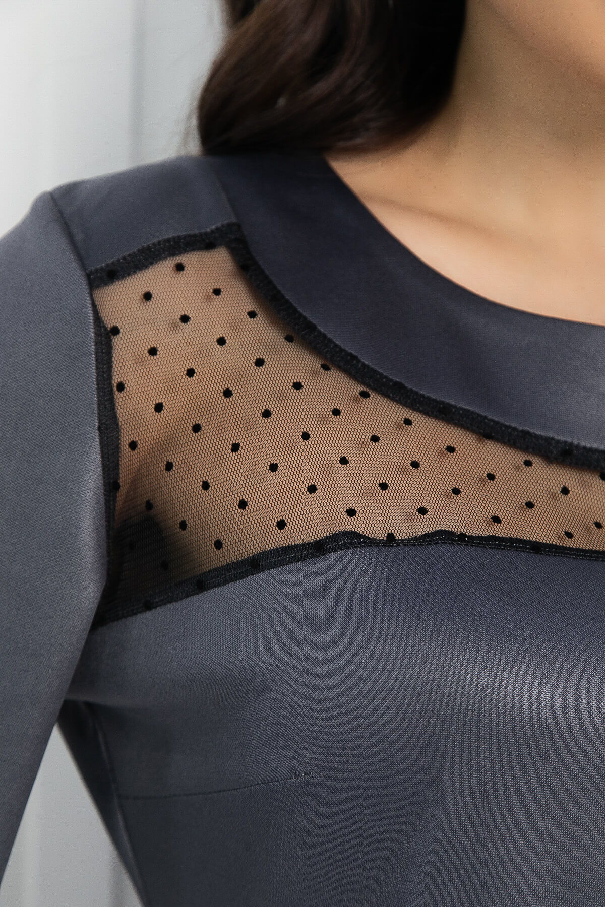 Платье Ночной мотылек (графит) П12750-18М