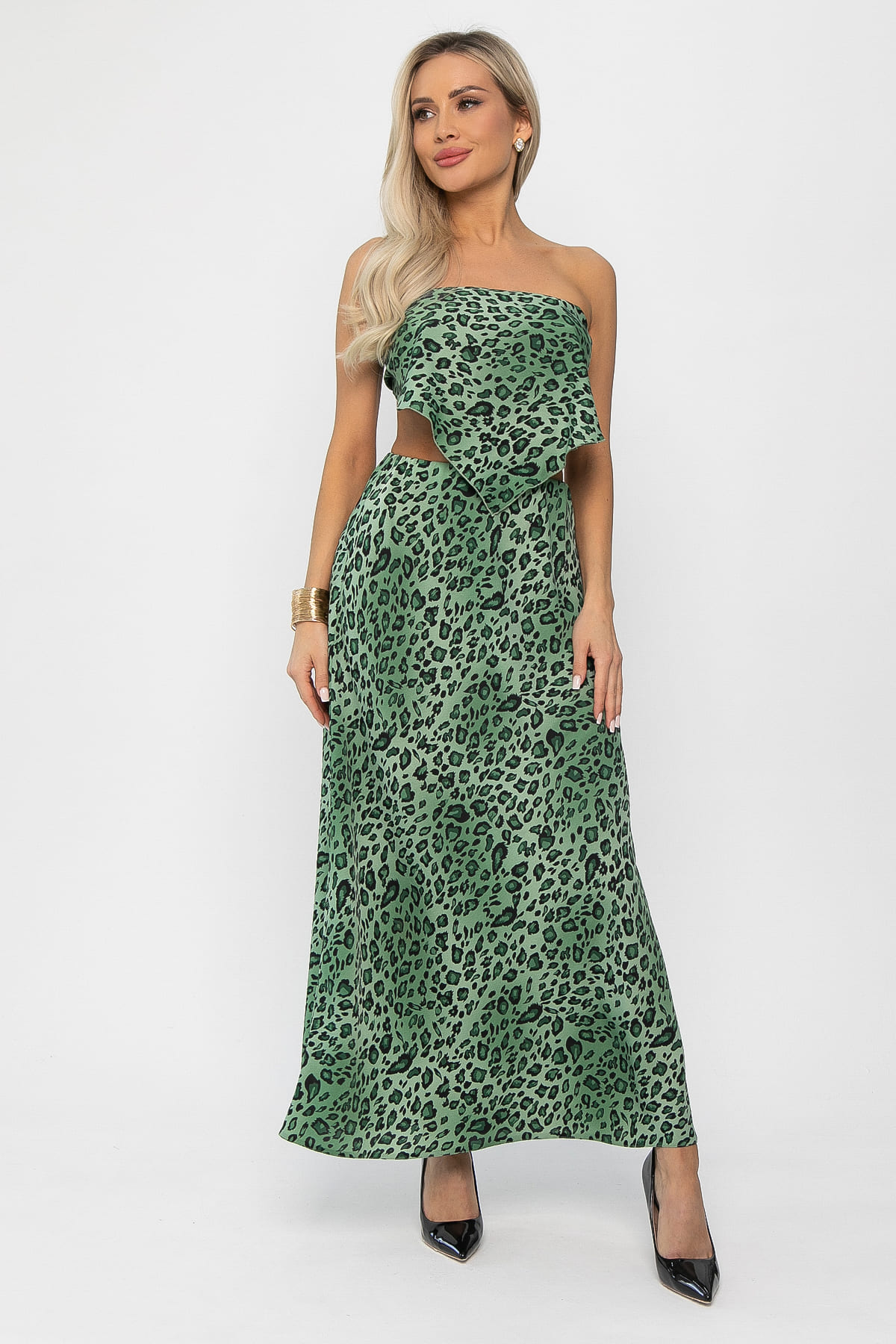 Юбка Лантана (зеленая) Ю13743-6М