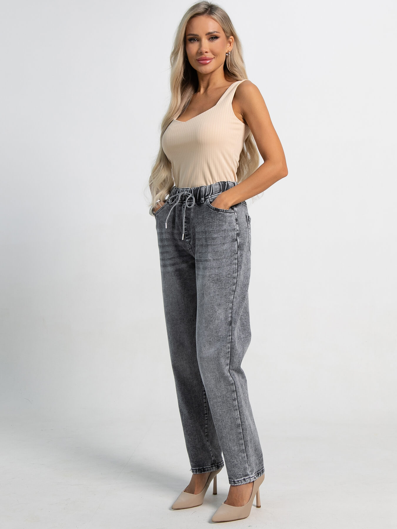 Джинсы Сайла (серые) Б15415-4М