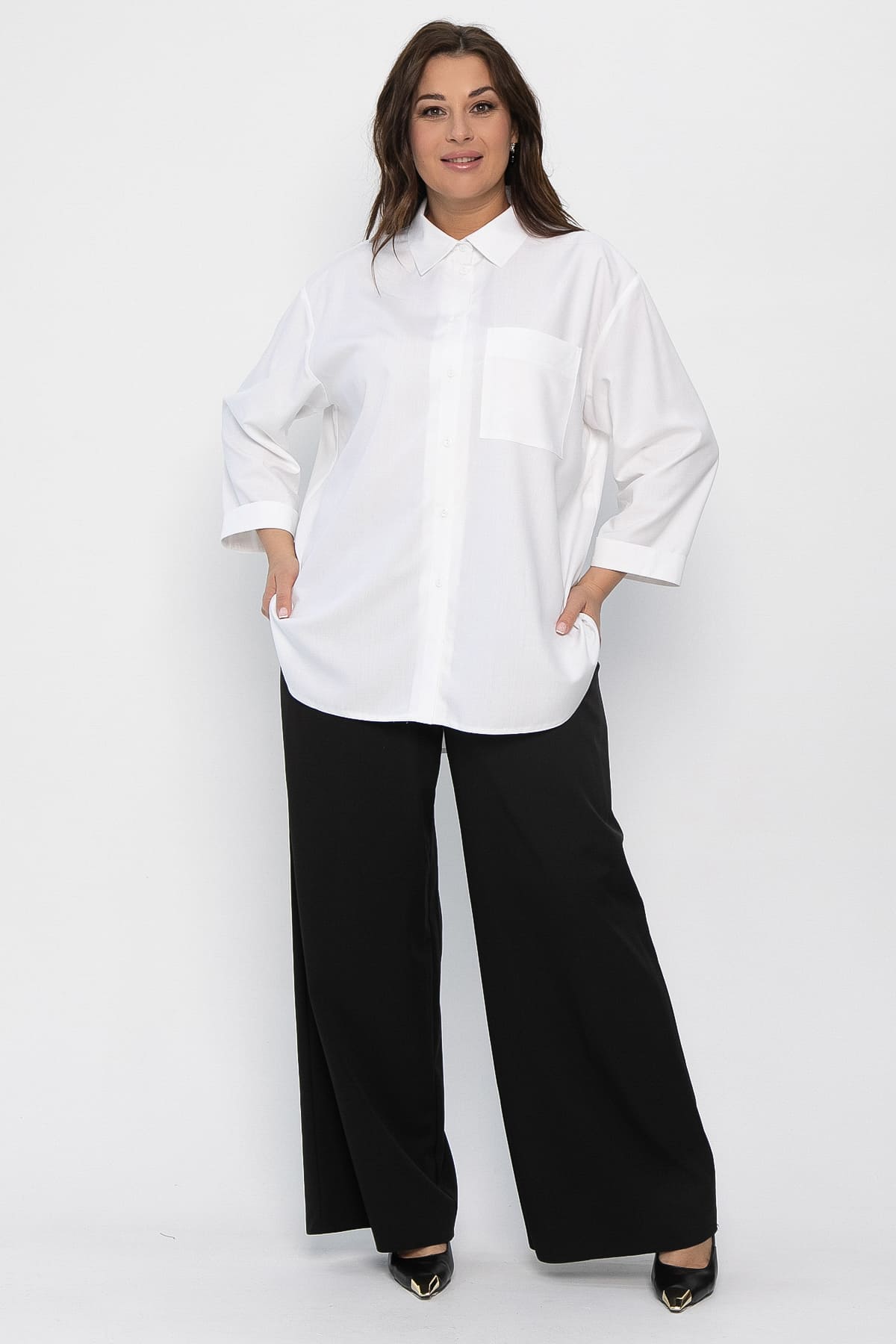 Блуза Твой стиль (белая) Б13792-3М