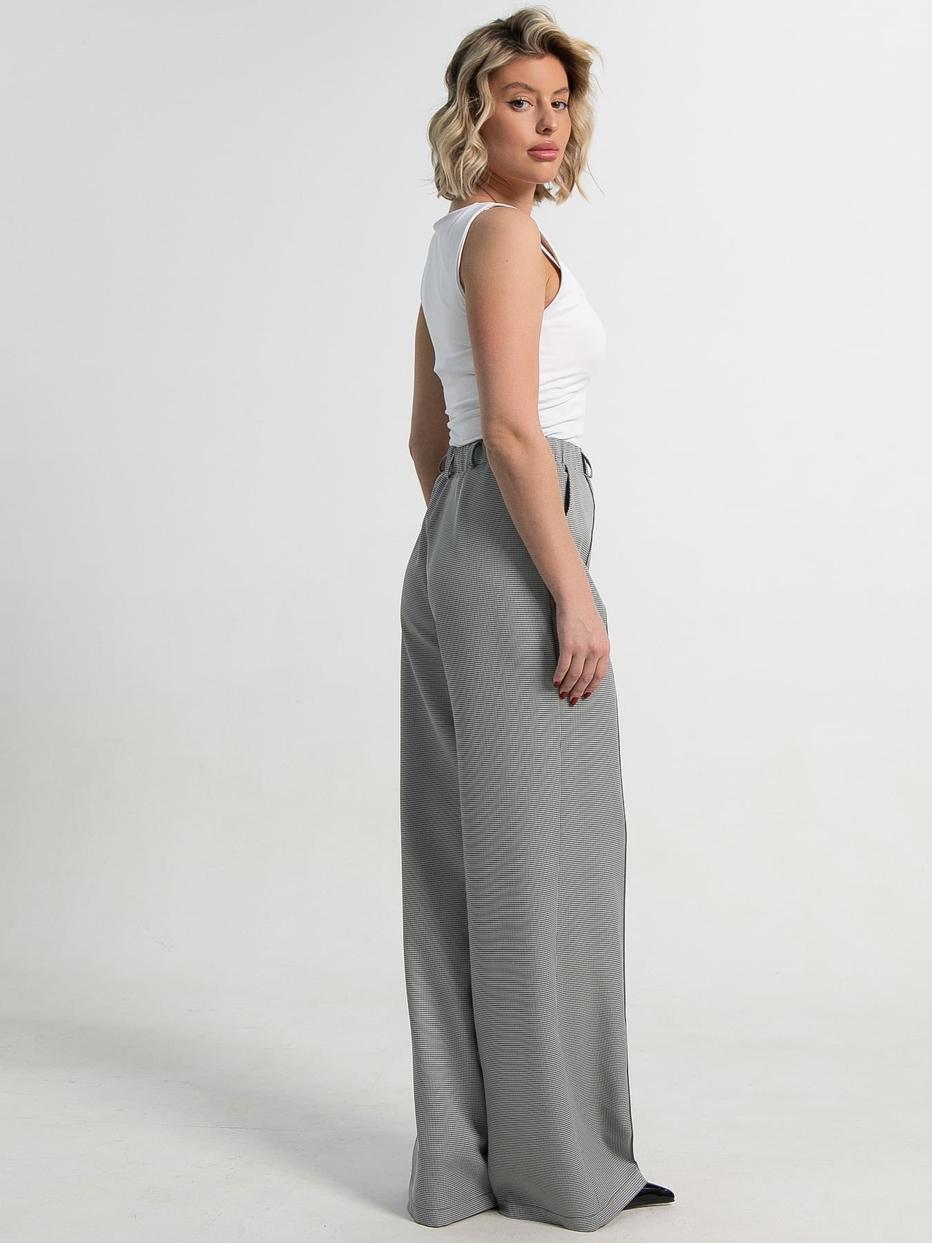 Брюки Космо НЬЮ (черно-белые) Б15381-1М