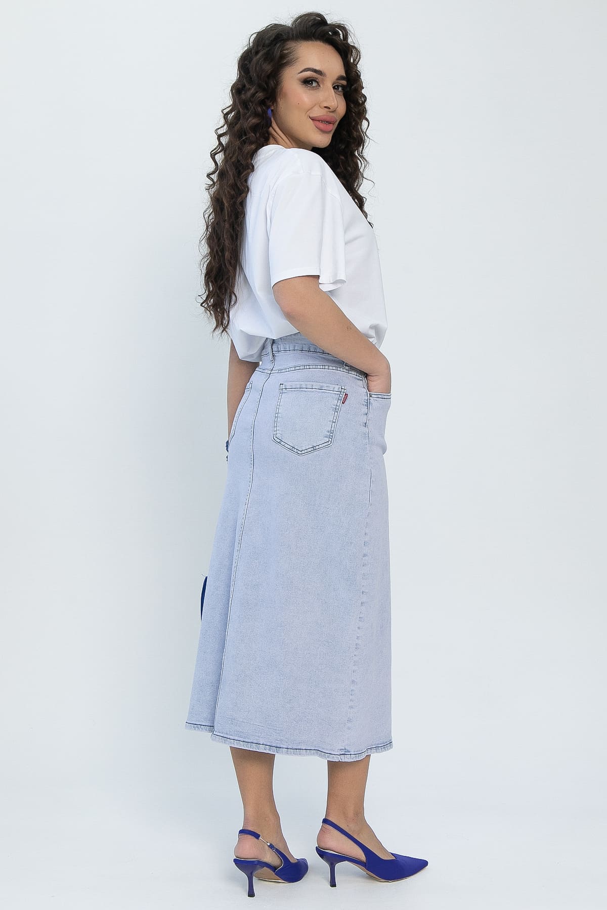 Юбка Муррей (светло-голубая) Ю13448-12М