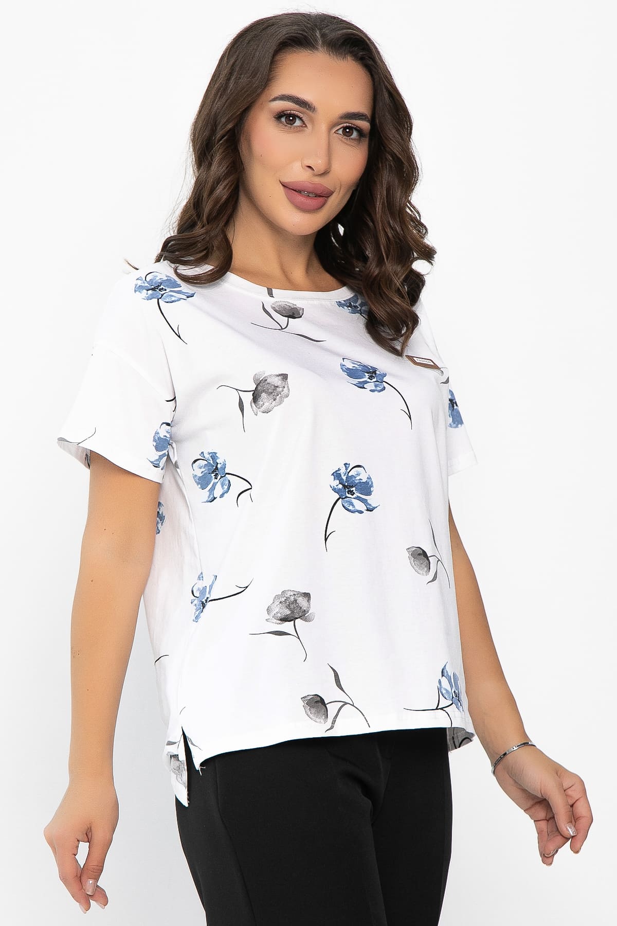 Футболка Мэнси (белая) Б14126-4М