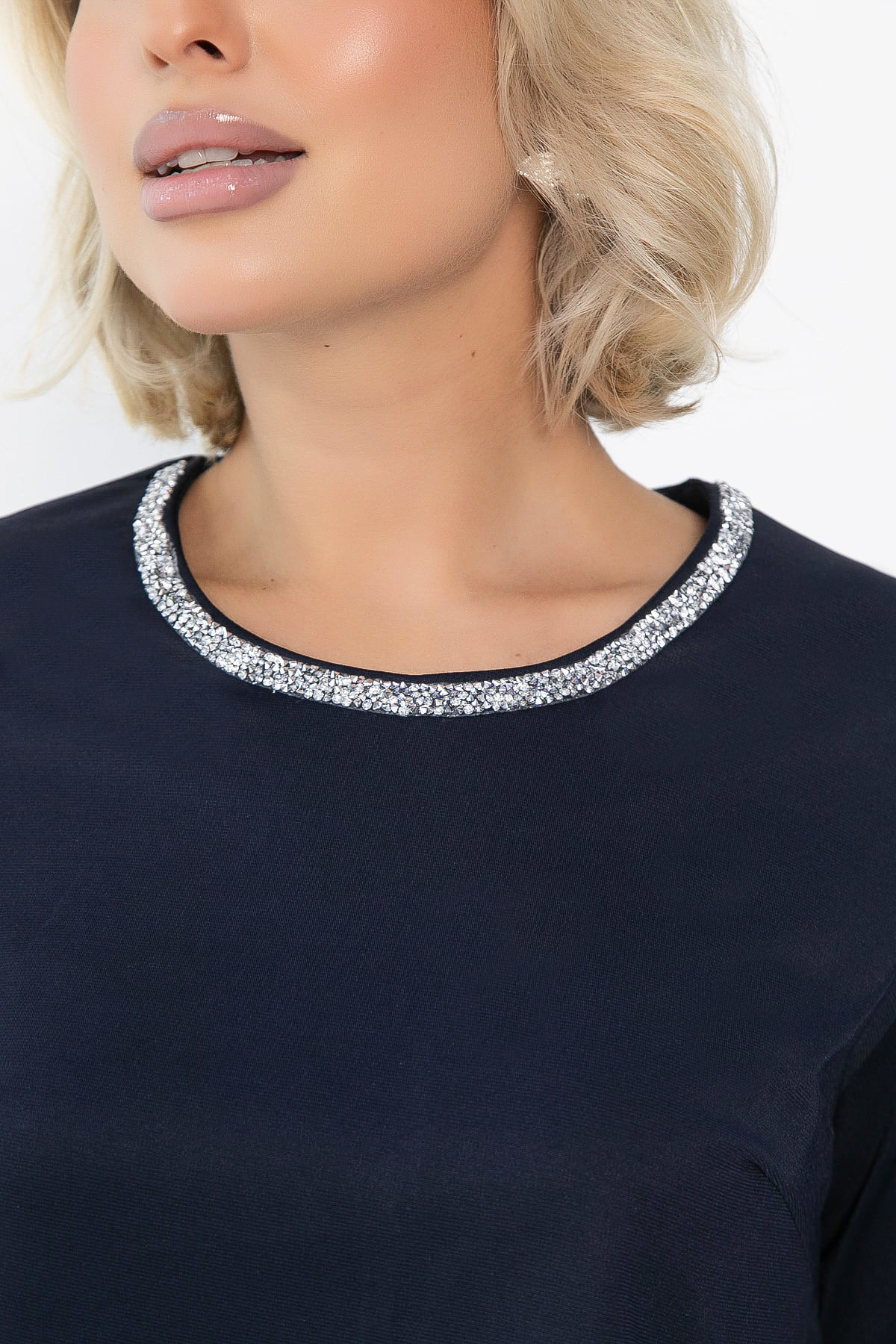 Костюм Леди люкс (синий) К14047-10М