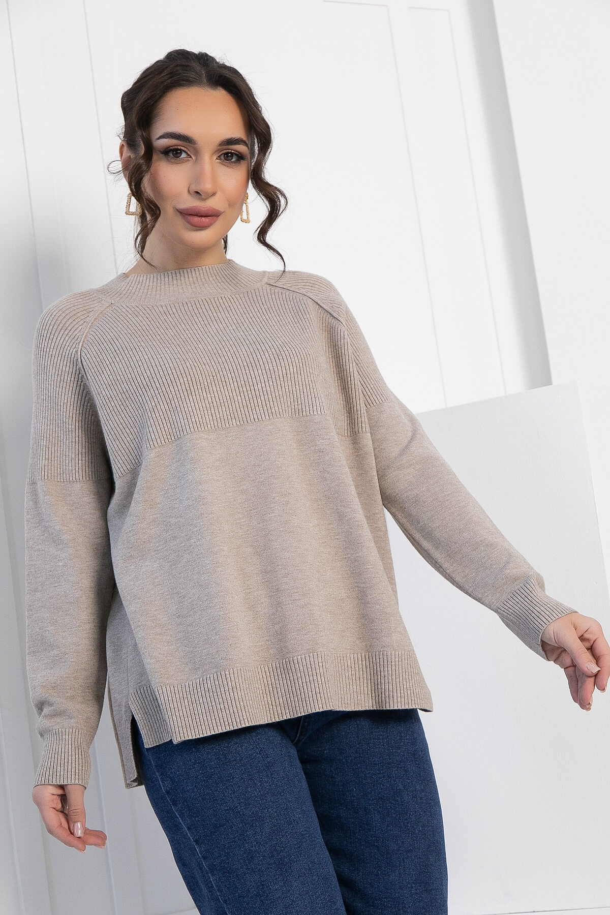 Джемпер Амбассадор (песочный) Б12898-12М