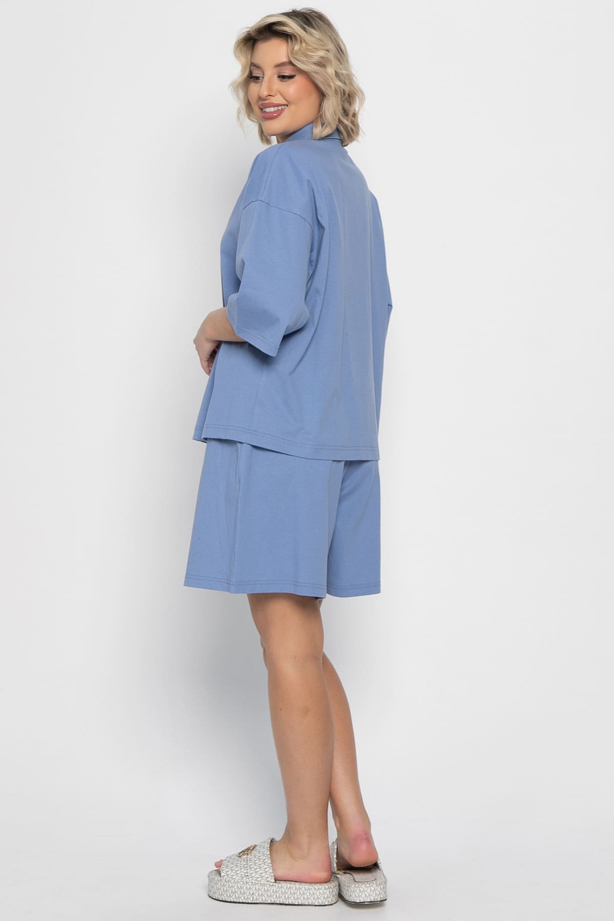 Костюм домашний Облачный уют (голубой) К14981-53М