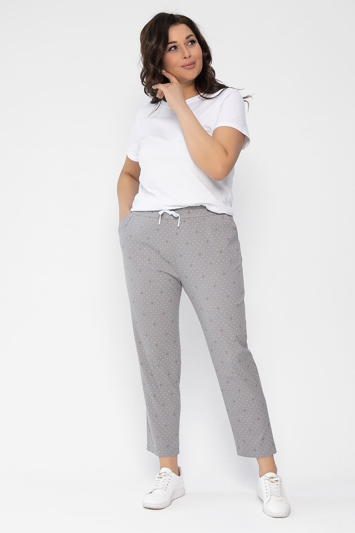 Брюки Мэйзи (серые) Б13420-8М