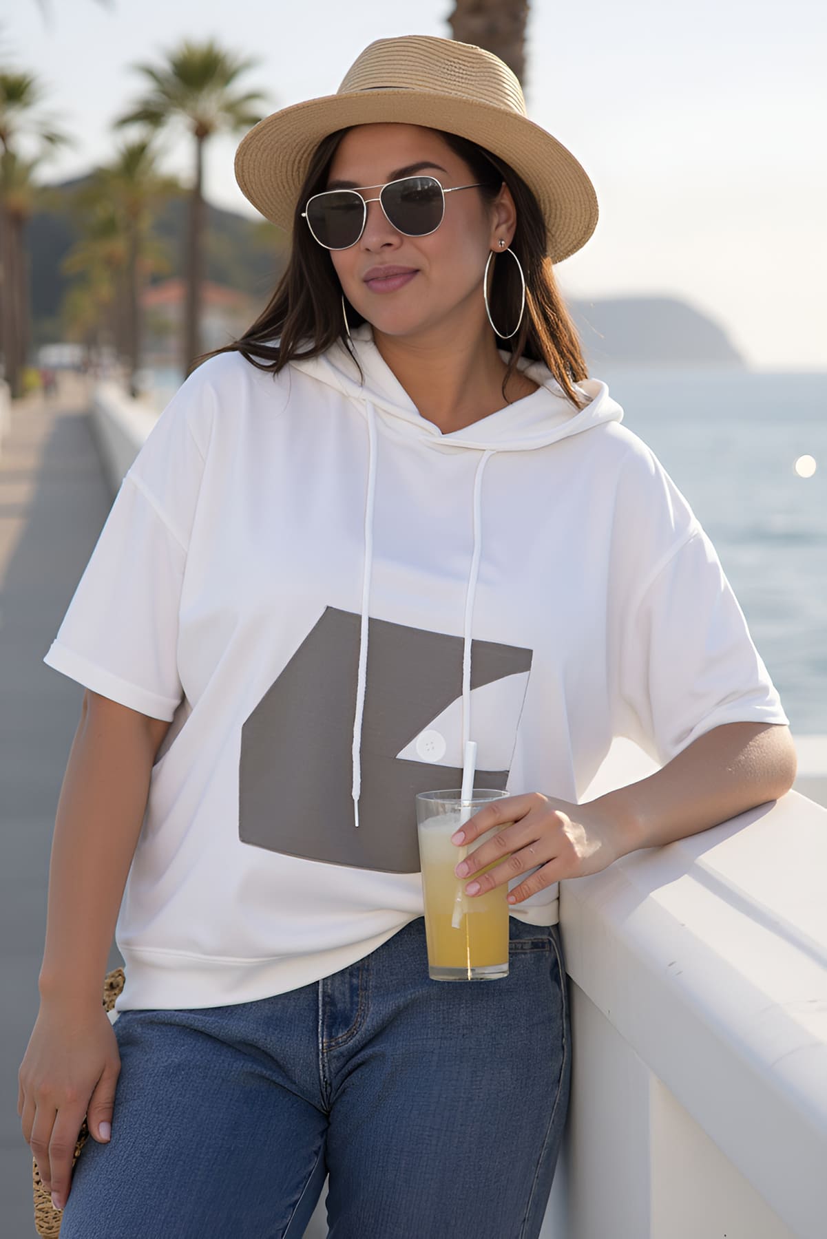 Блуза Мелика (белая) Б13939-1М