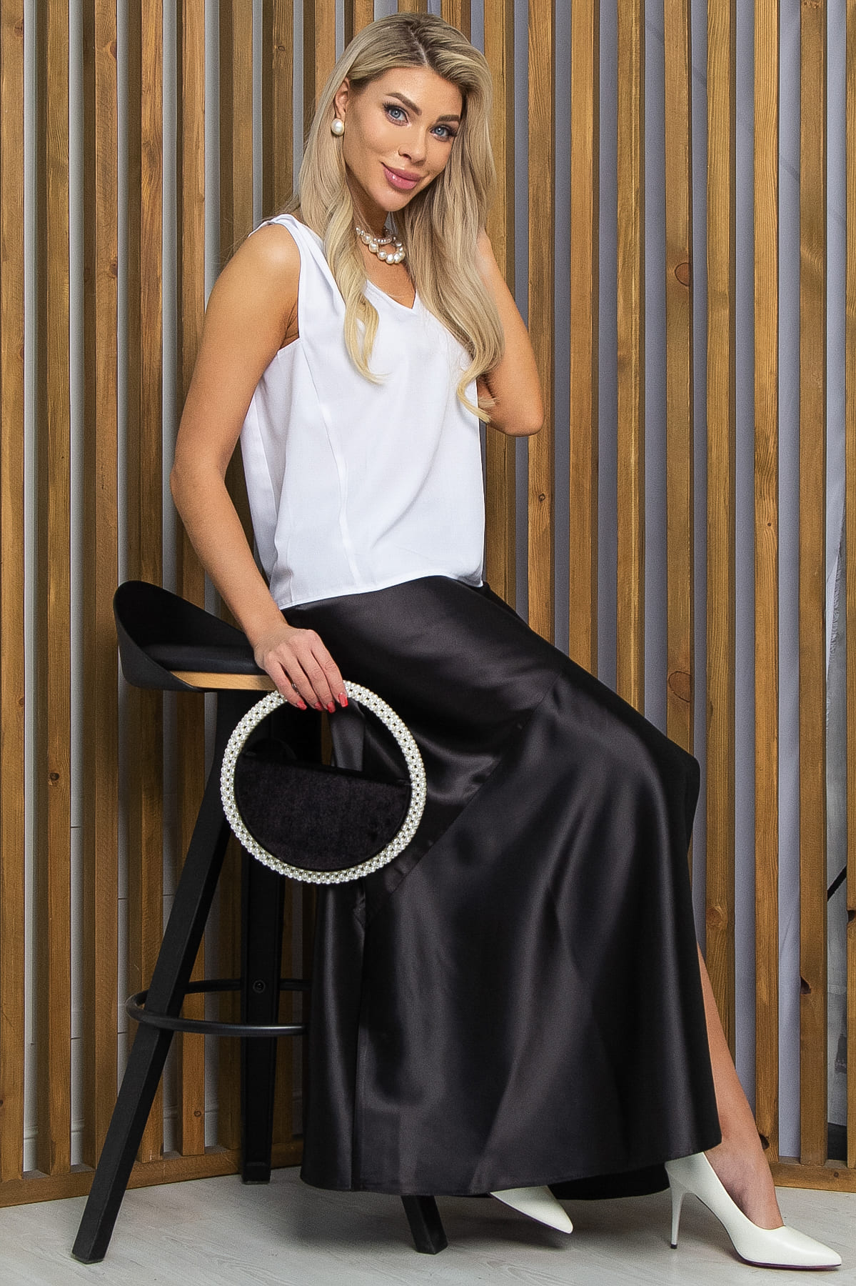 Юбка Татьяна (черная) Ю13323-16М